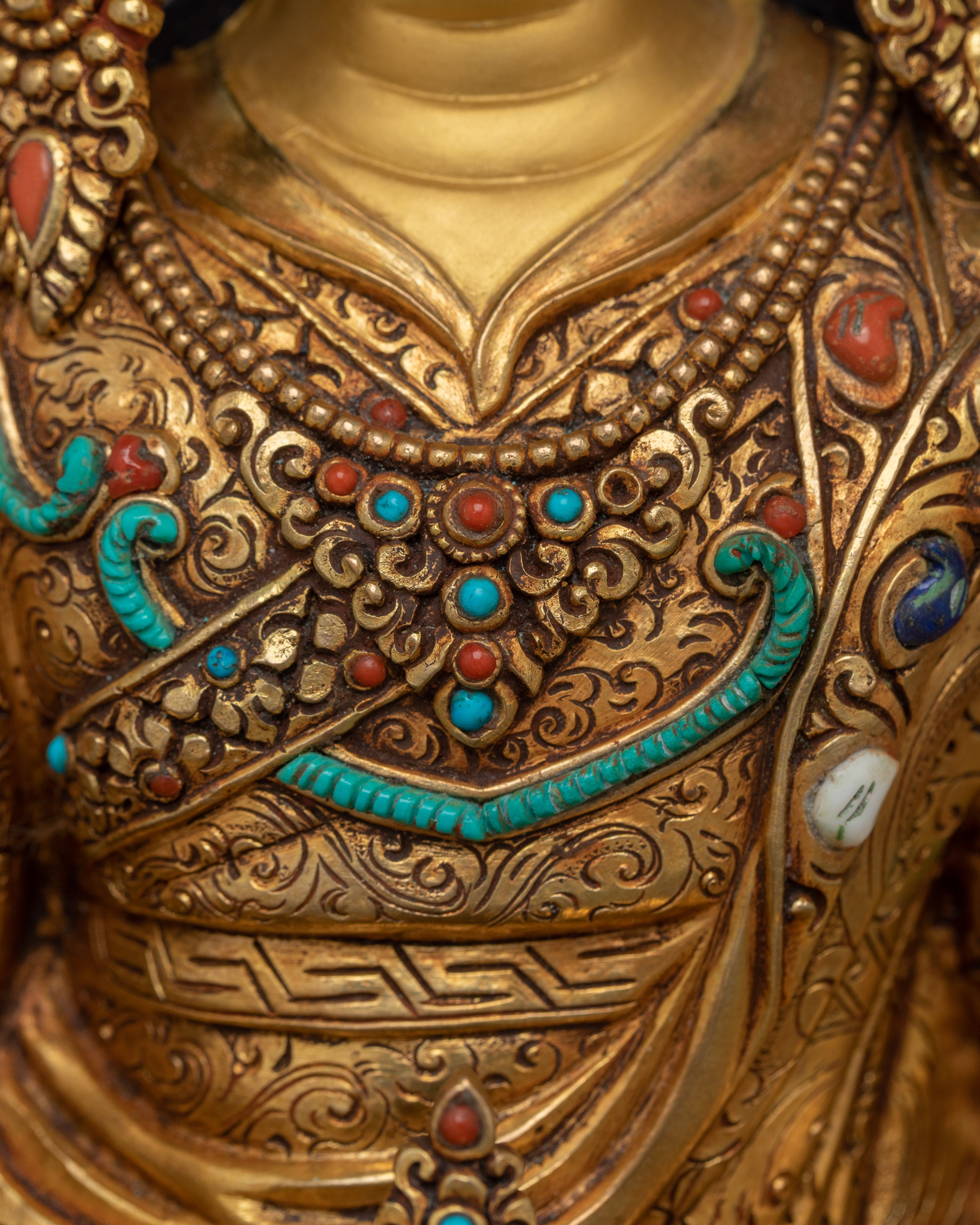 Sacred Tantric Buddhism Padmasambhava Sculpture | Spiritual Zen Artwork