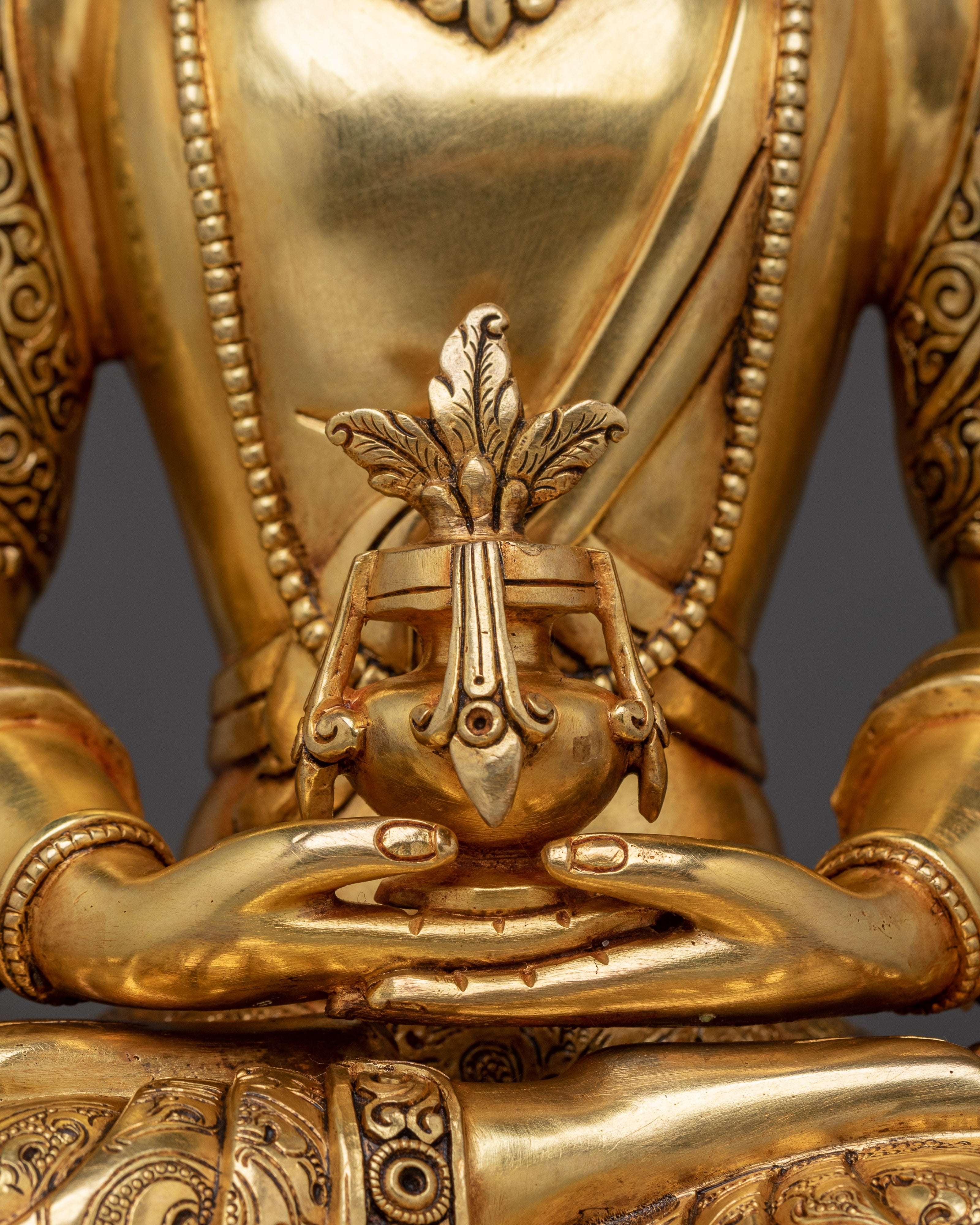 Serene Amitayus Statue | Buddha of Boundless Light