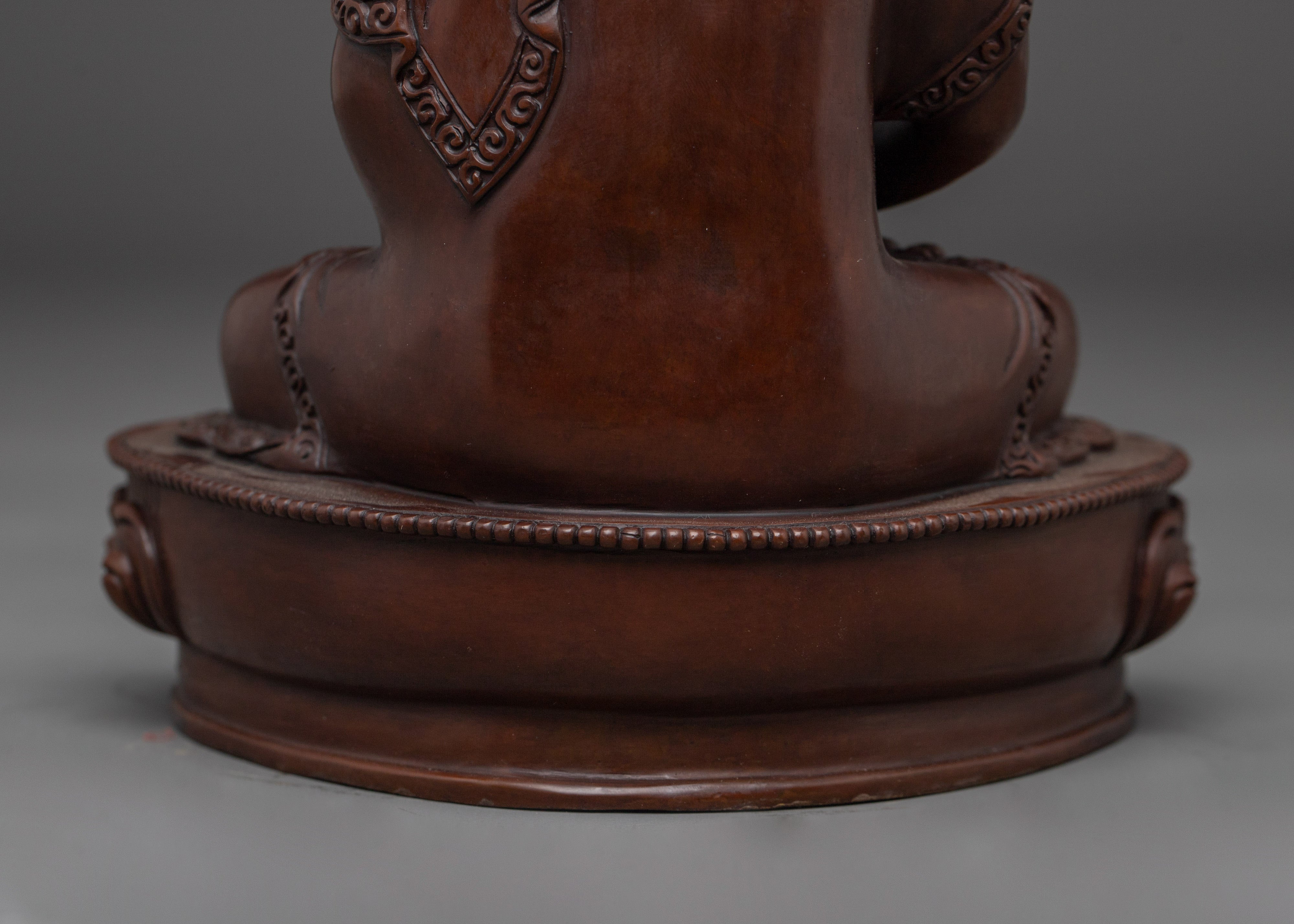 Oxidized Three Buddha Set Statue | Enlightened Wisdom of Buddha Trinity