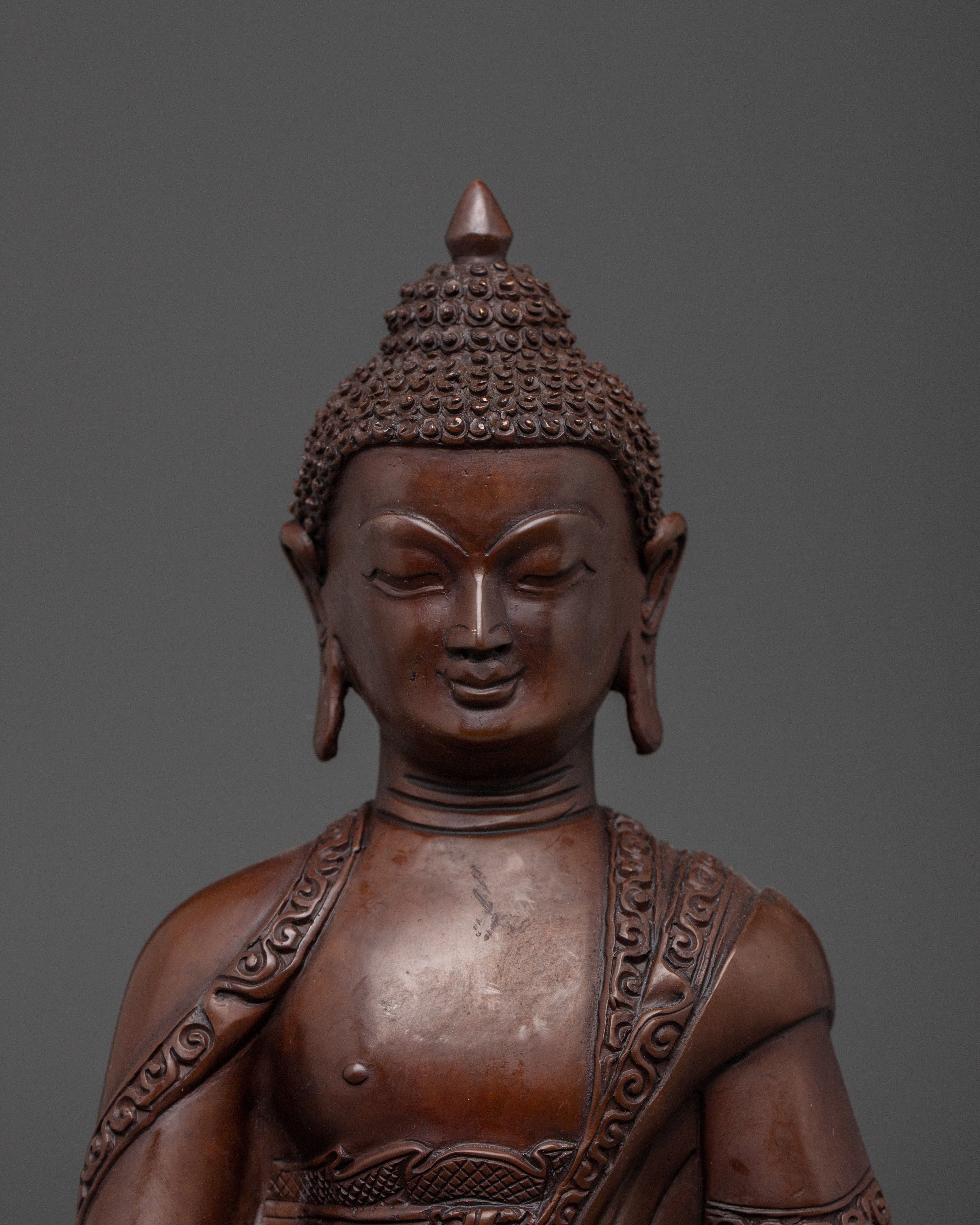 Oxidized Three Buddha Set Statue | Enlightened Wisdom of Buddha Trinity