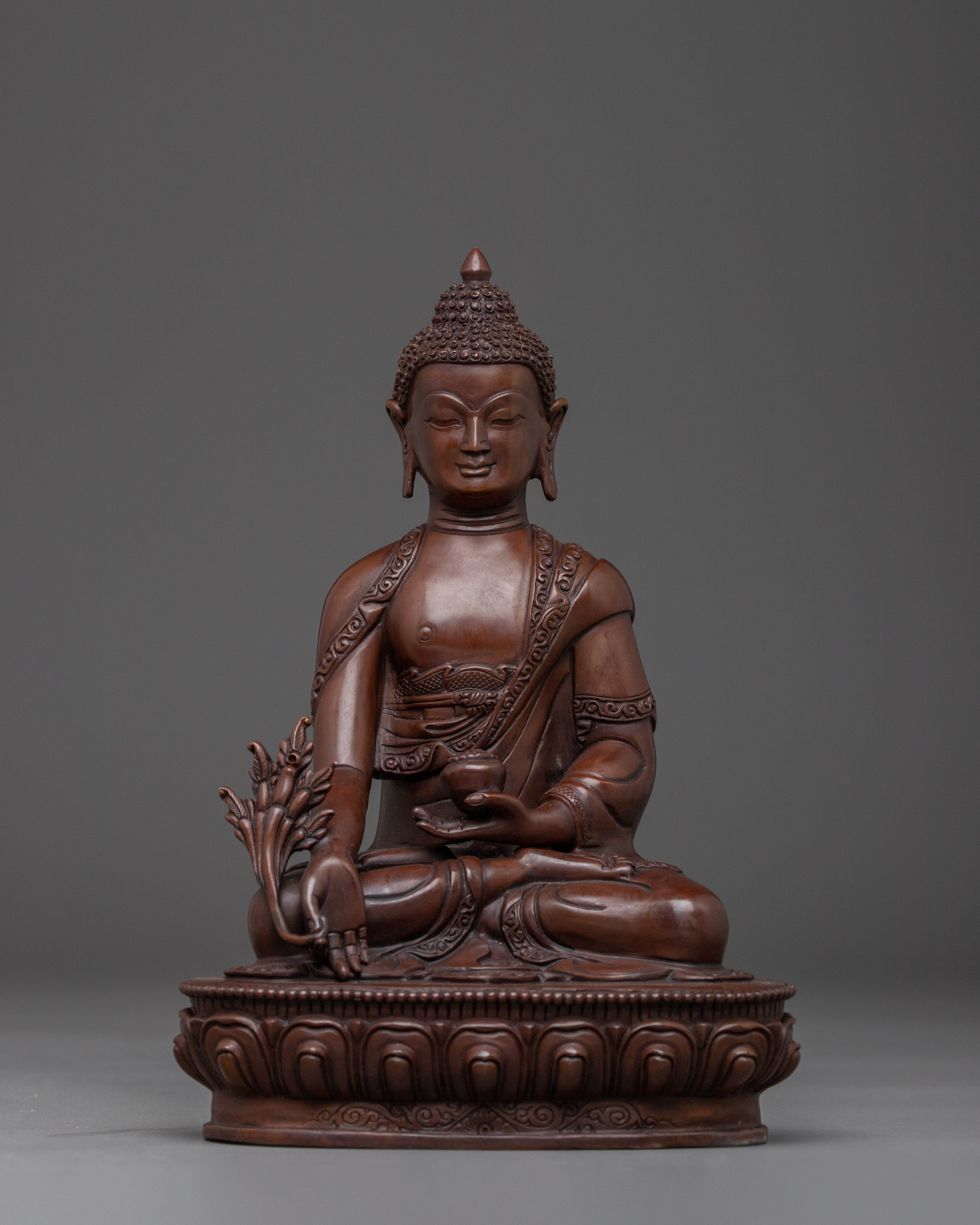 Oxidized Three Buddha Set Statue | Enlightened Wisdom of Buddha Trinity