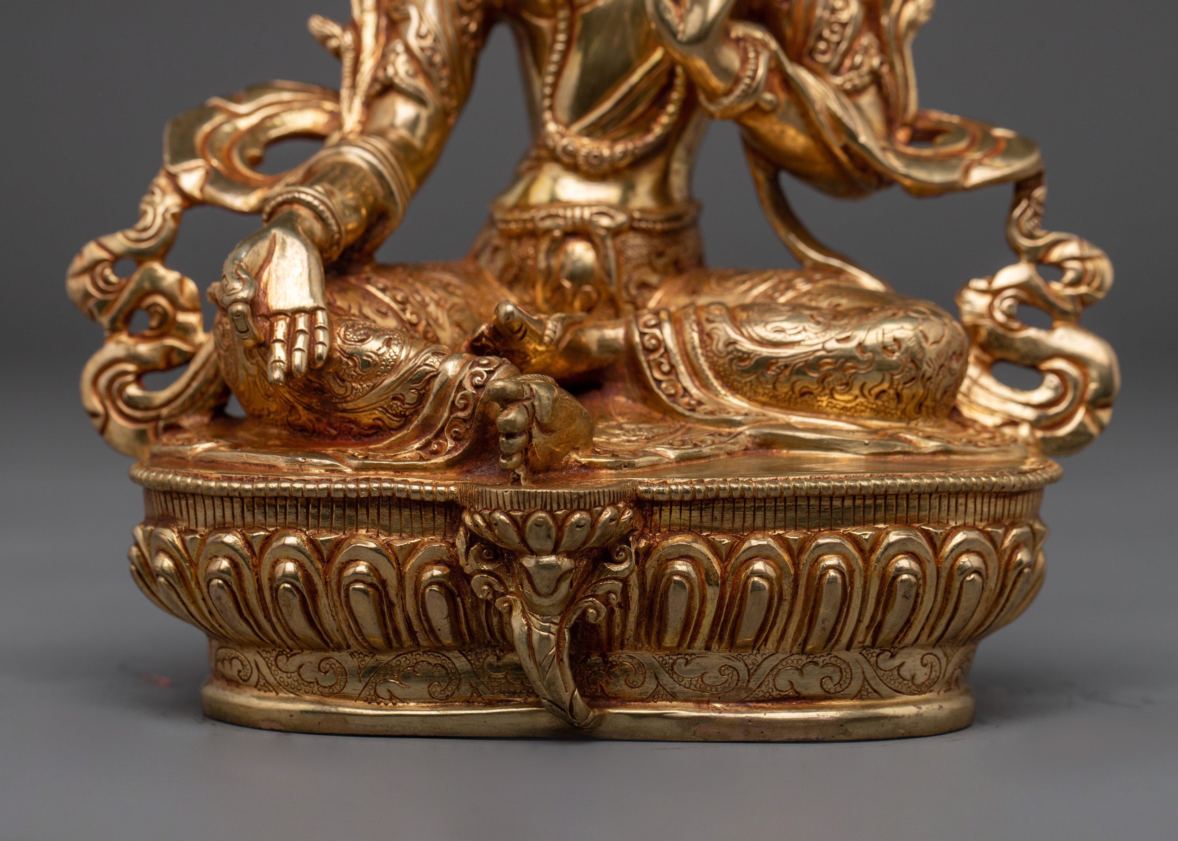 Sacred Feminine Figurine of Green Tara | Bodhisattva of Compassion