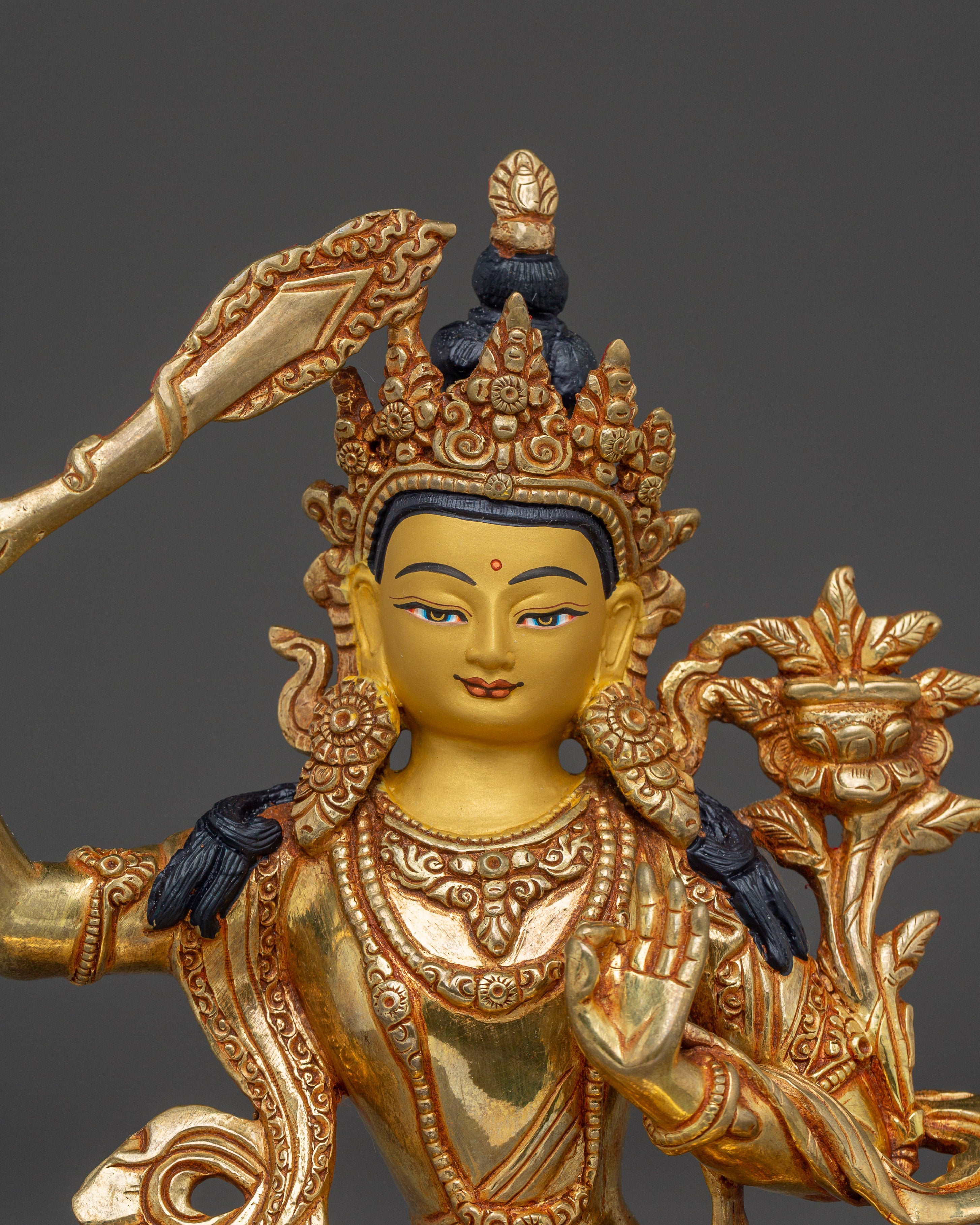 Wisdom of Youthful Bodhisattva Manjushri | Icon of Enlightenment