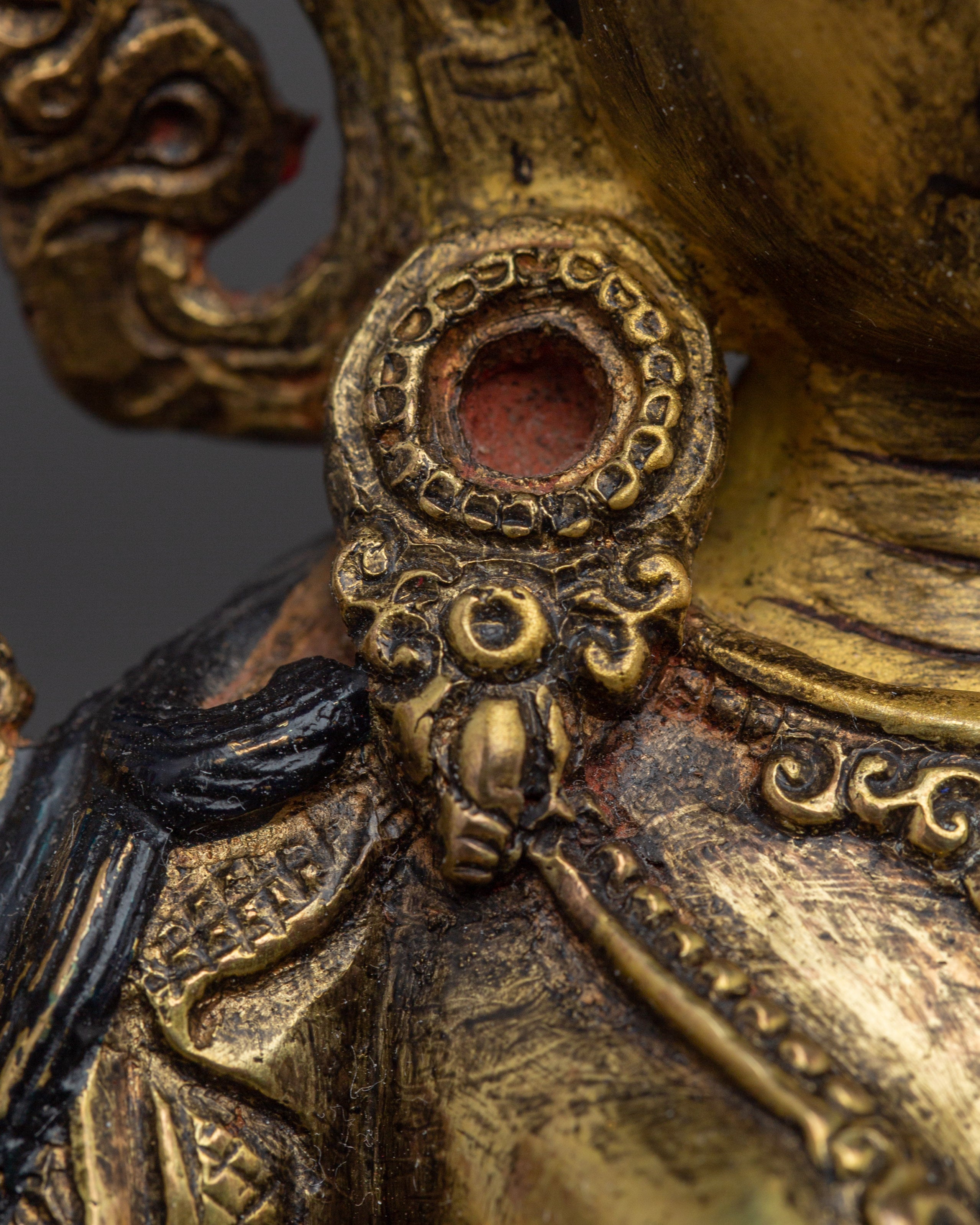 Golden Sita Tara Tibetan Deity Artwork | White Tara - Healing Deity