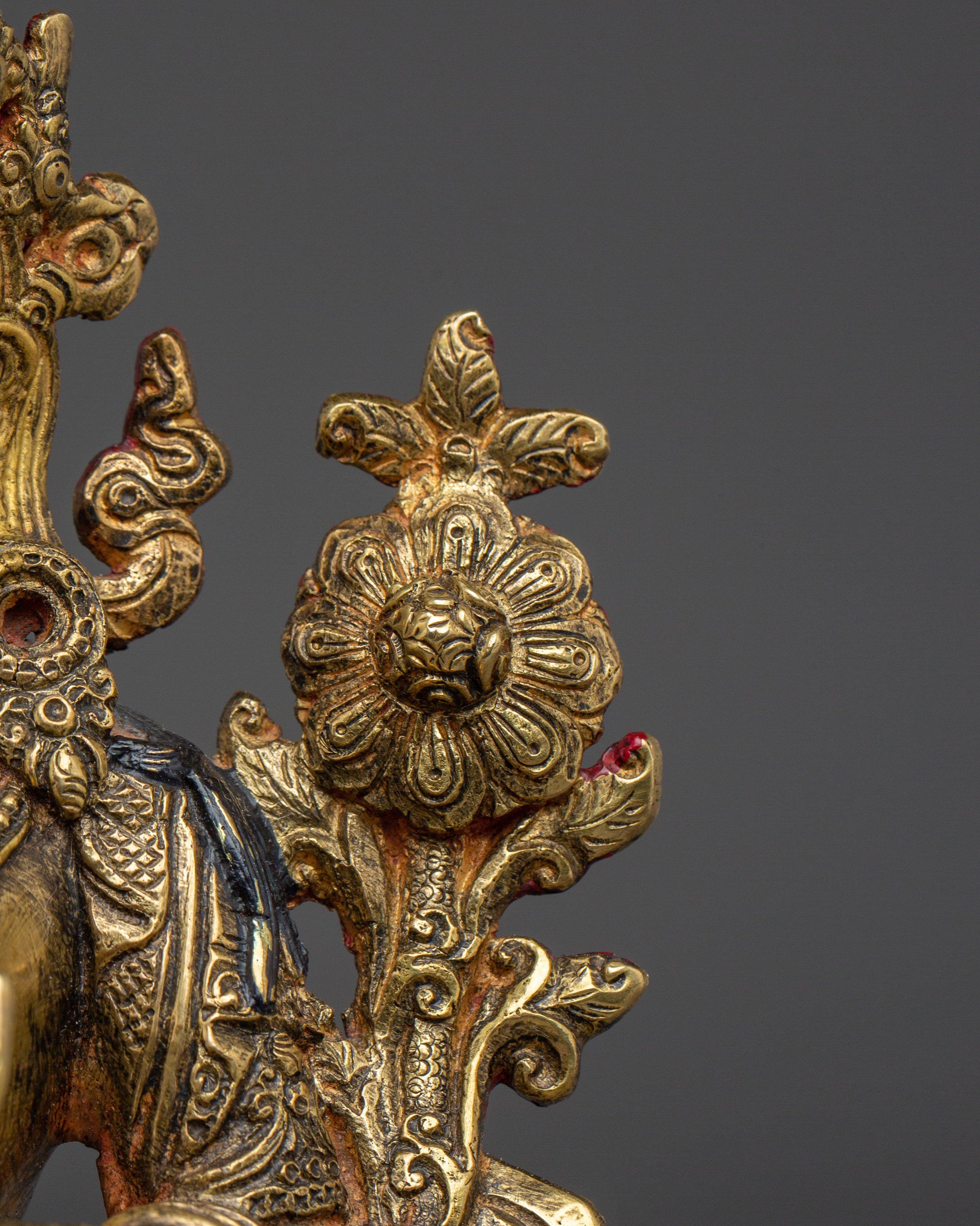 Golden Sita Tara Tibetan Deity Artwork | White Tara - Healing Deity