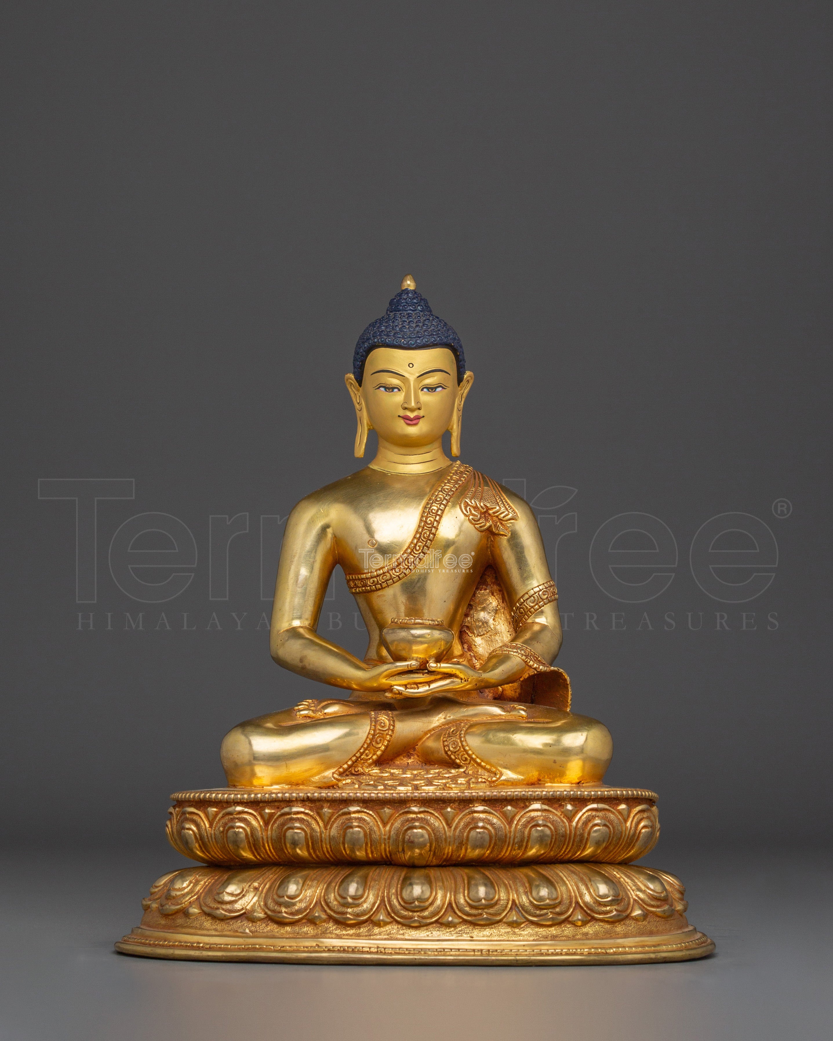 Sacred Himalayan Amitabha Buddha Statue | 48 Great Vows