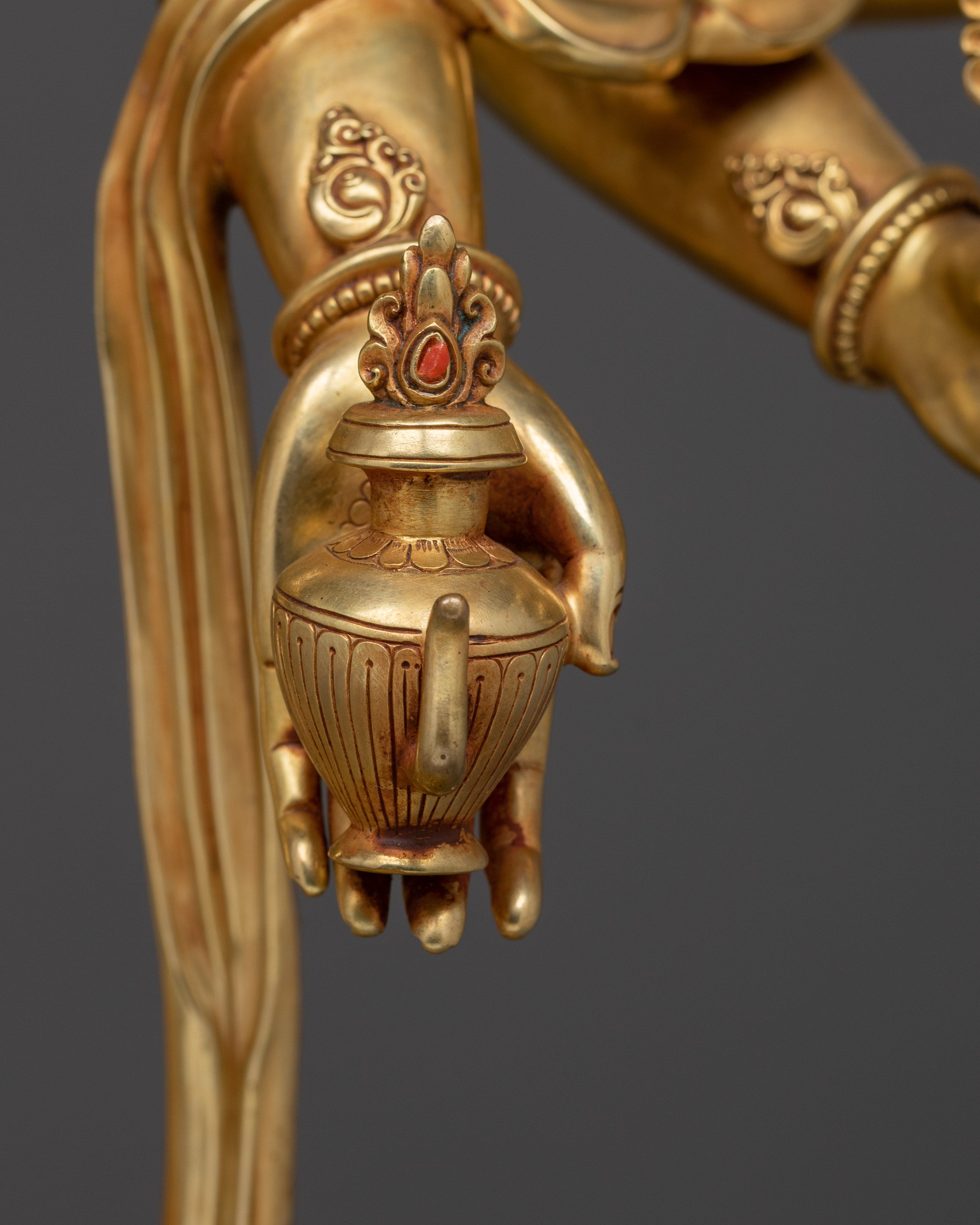 Handmade Radiant Lokeshwor Sculpture | Bodhisattva of Compassion