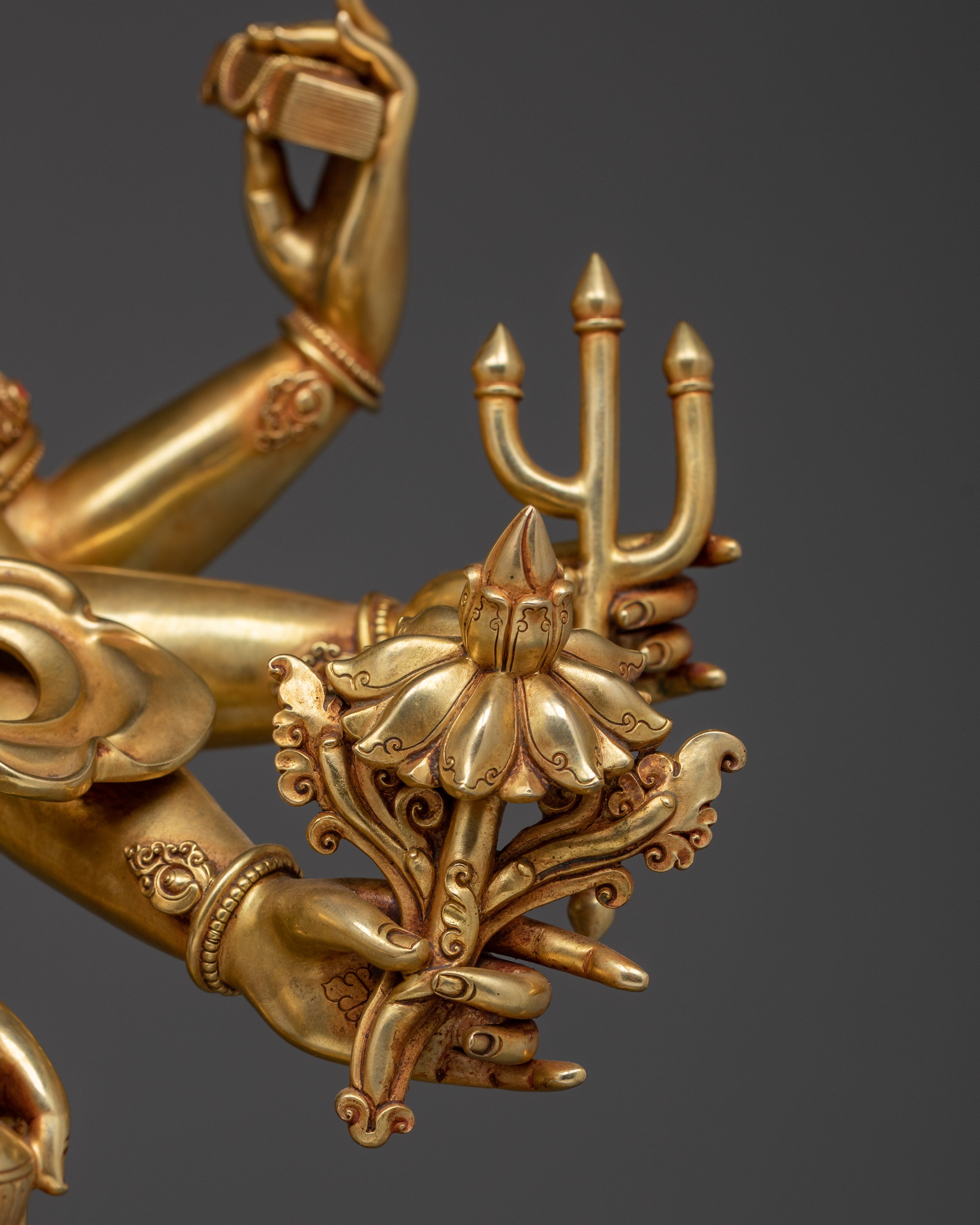 Handmade Radiant Lokeshwor Sculpture | Bodhisattva of Compassion