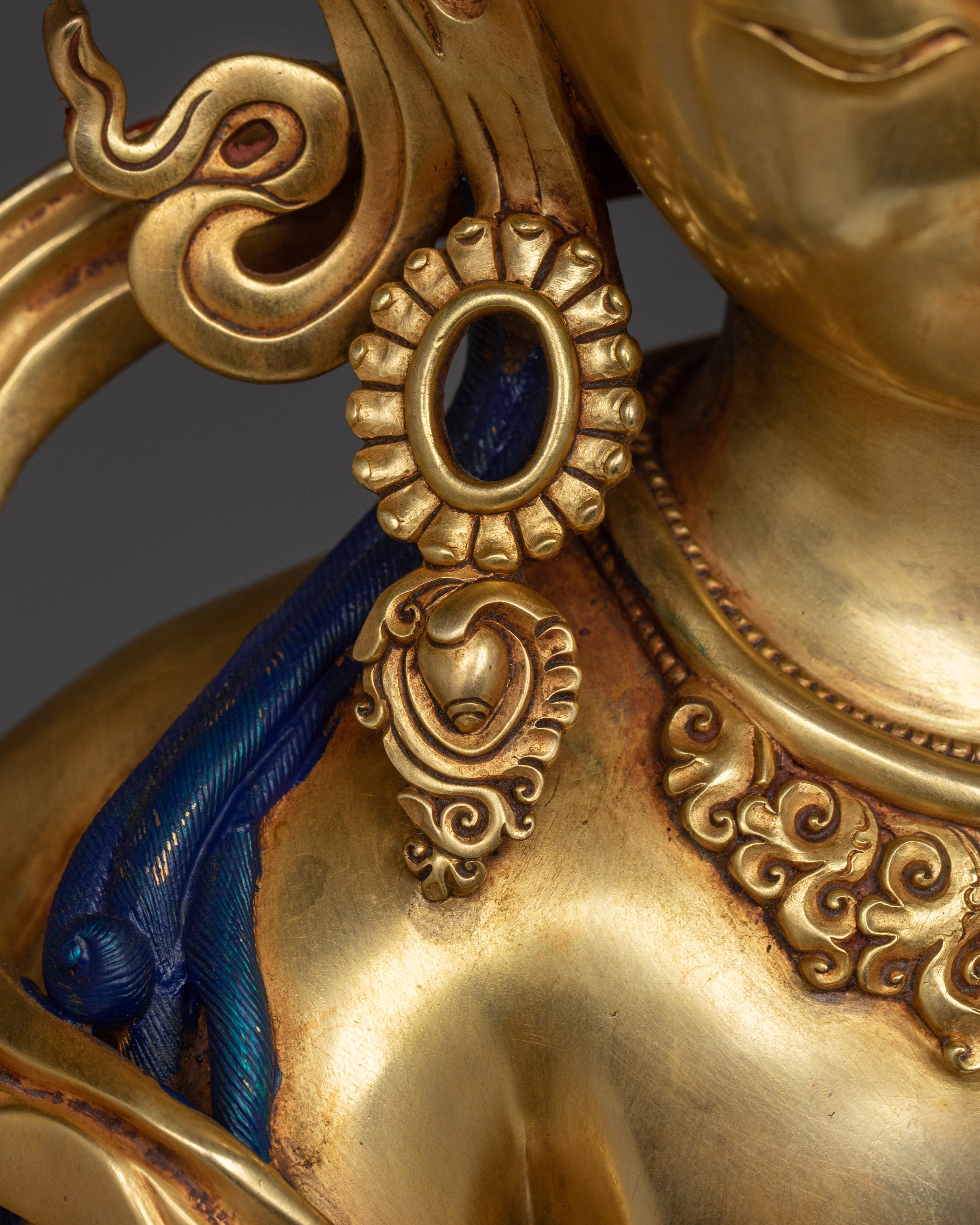 Handmade Radiant Lokeshwor Sculpture | Bodhisattva of Compassion