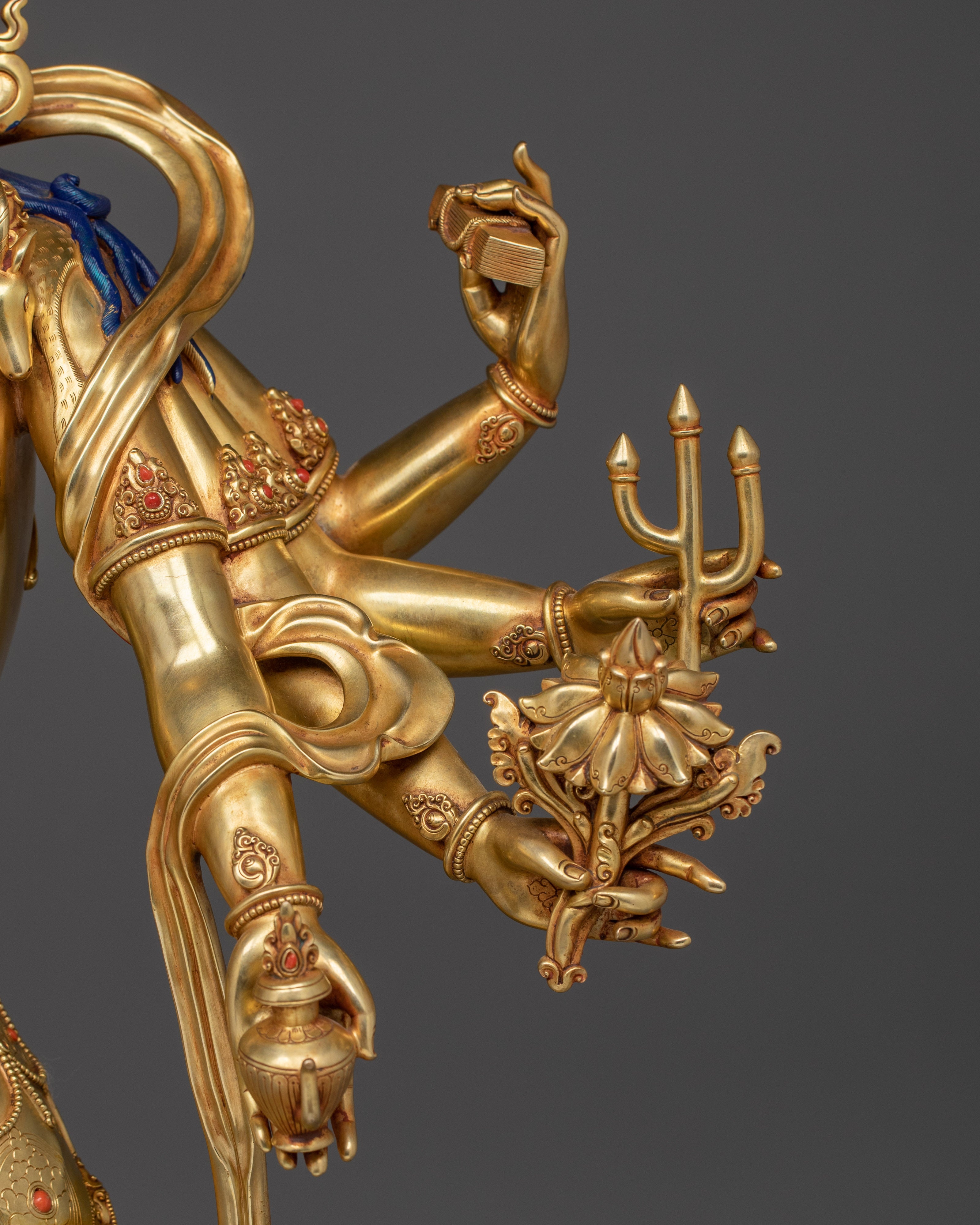 Handmade Radiant Lokeshwor Sculpture | Bodhisattva of Compassion