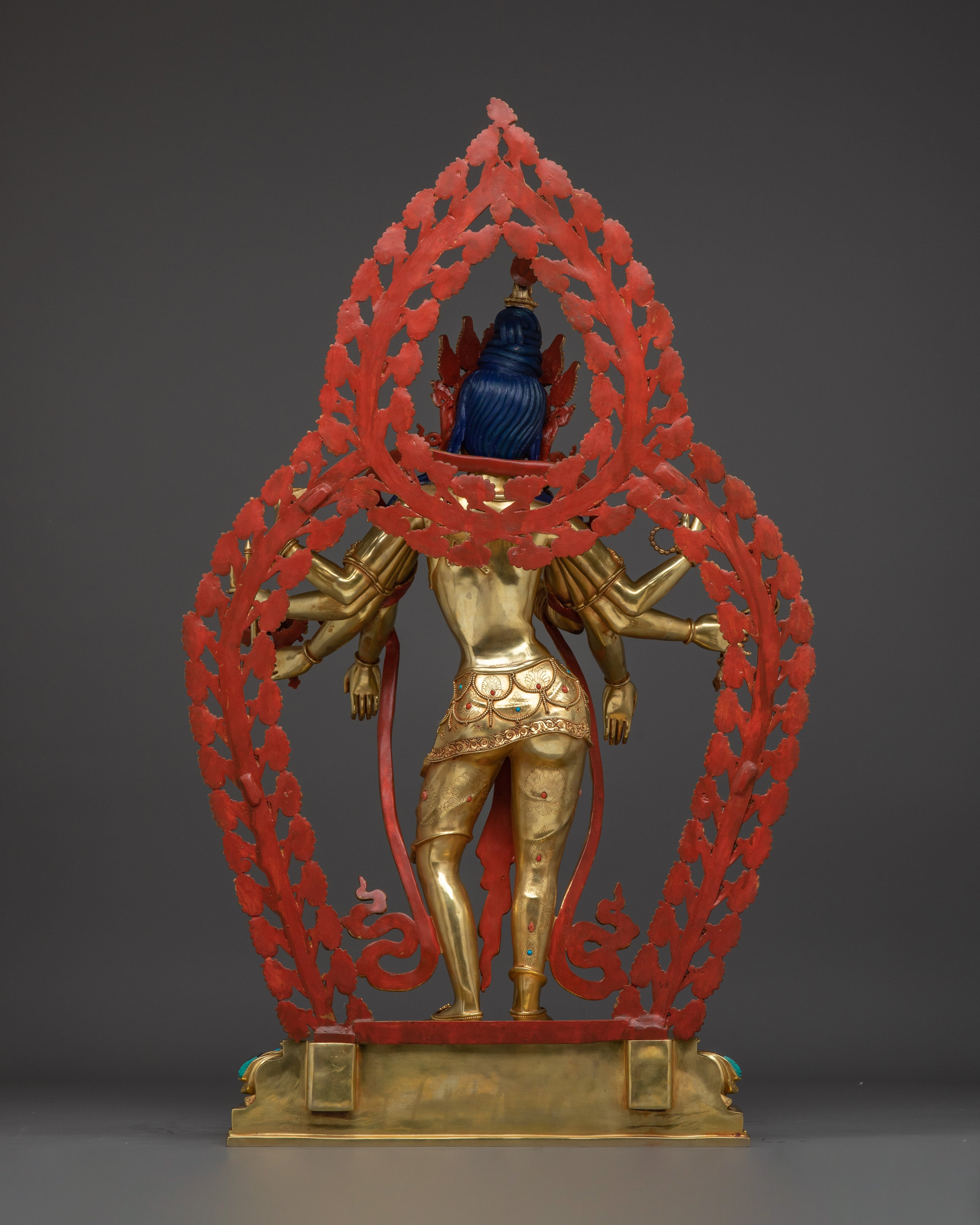 Handmade Radiant Lokeshwor Sculpture | Bodhisattva of Compassion