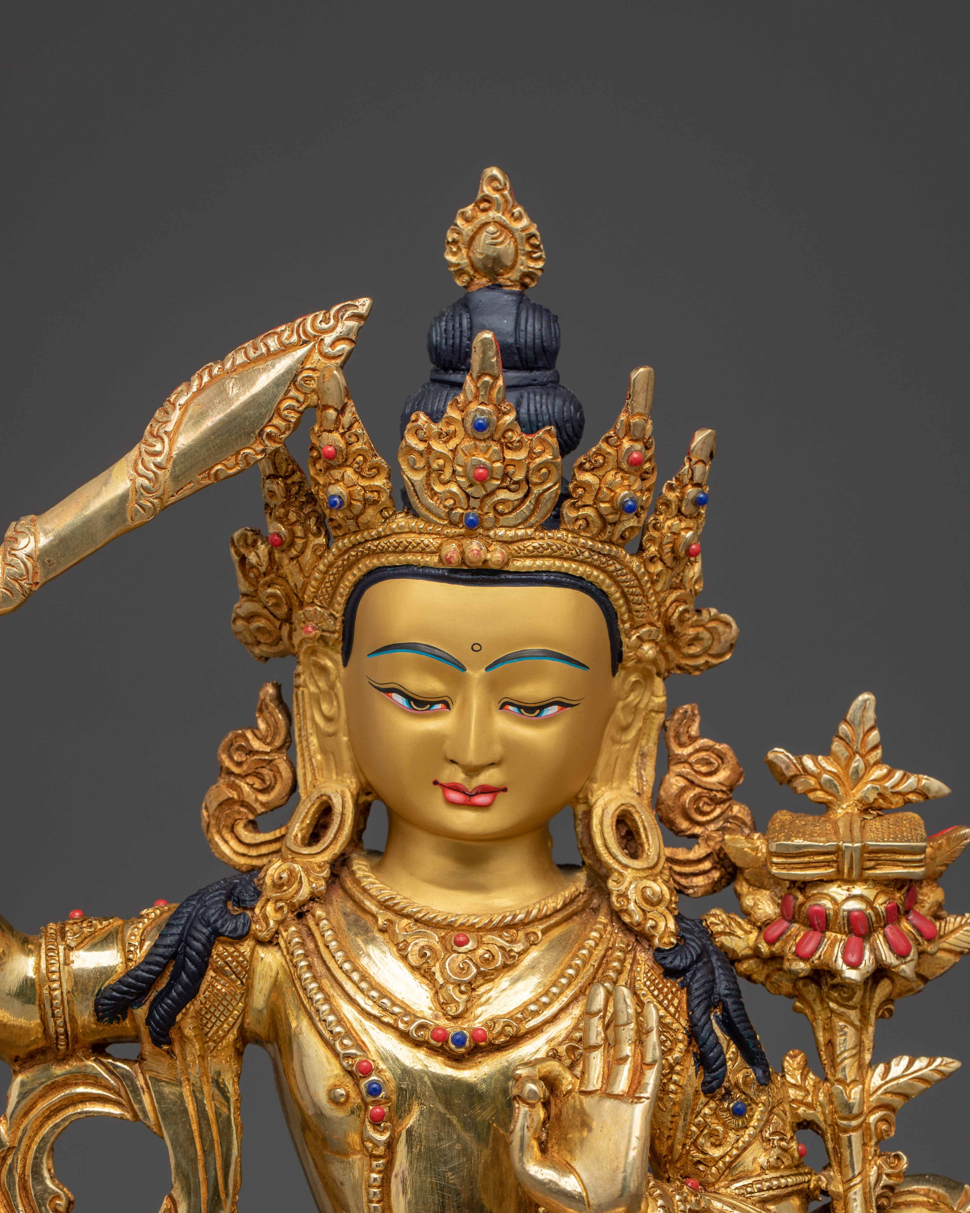 Himalayan Wisdom Deity Manjushri | Symbol of Insight and Clarity