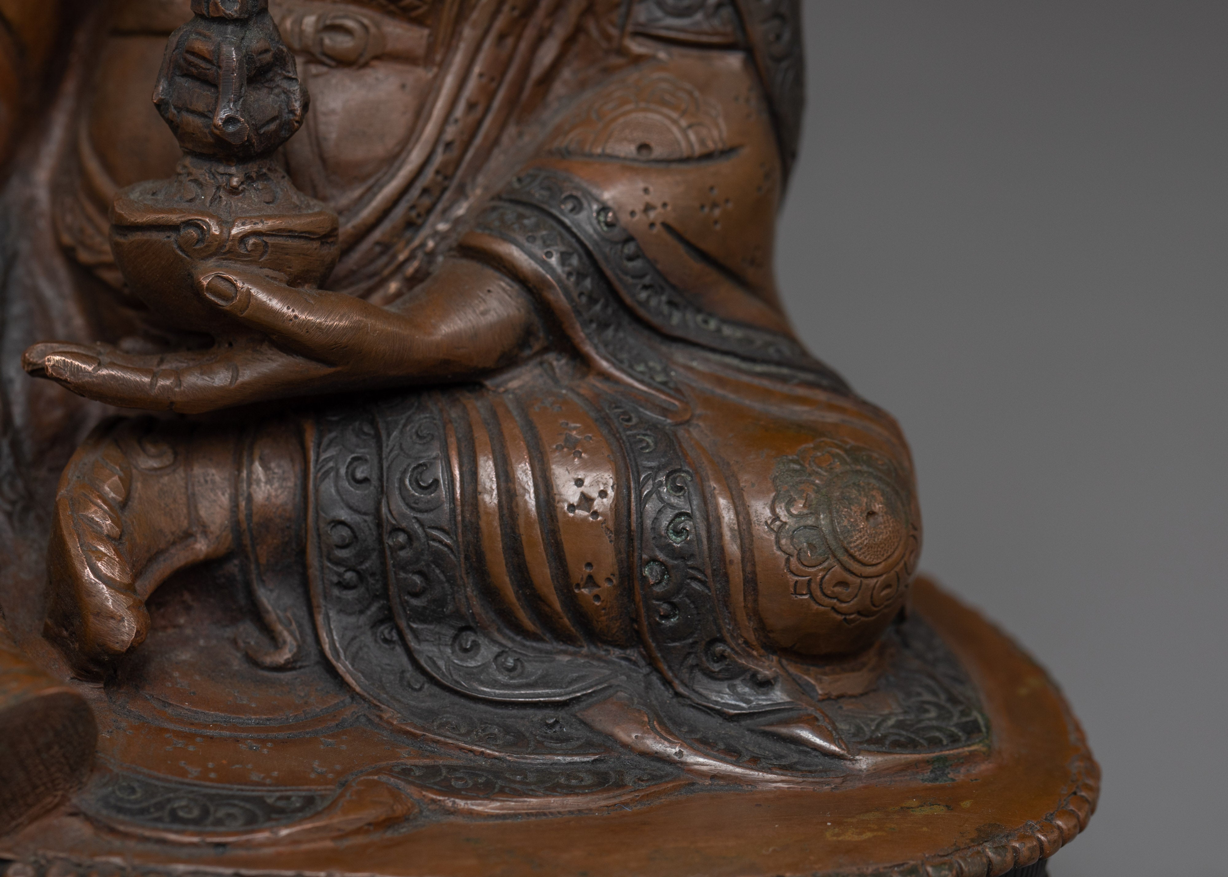 Obstacle Remover Guru Rinpoche Statue | The Lotus-Born Master