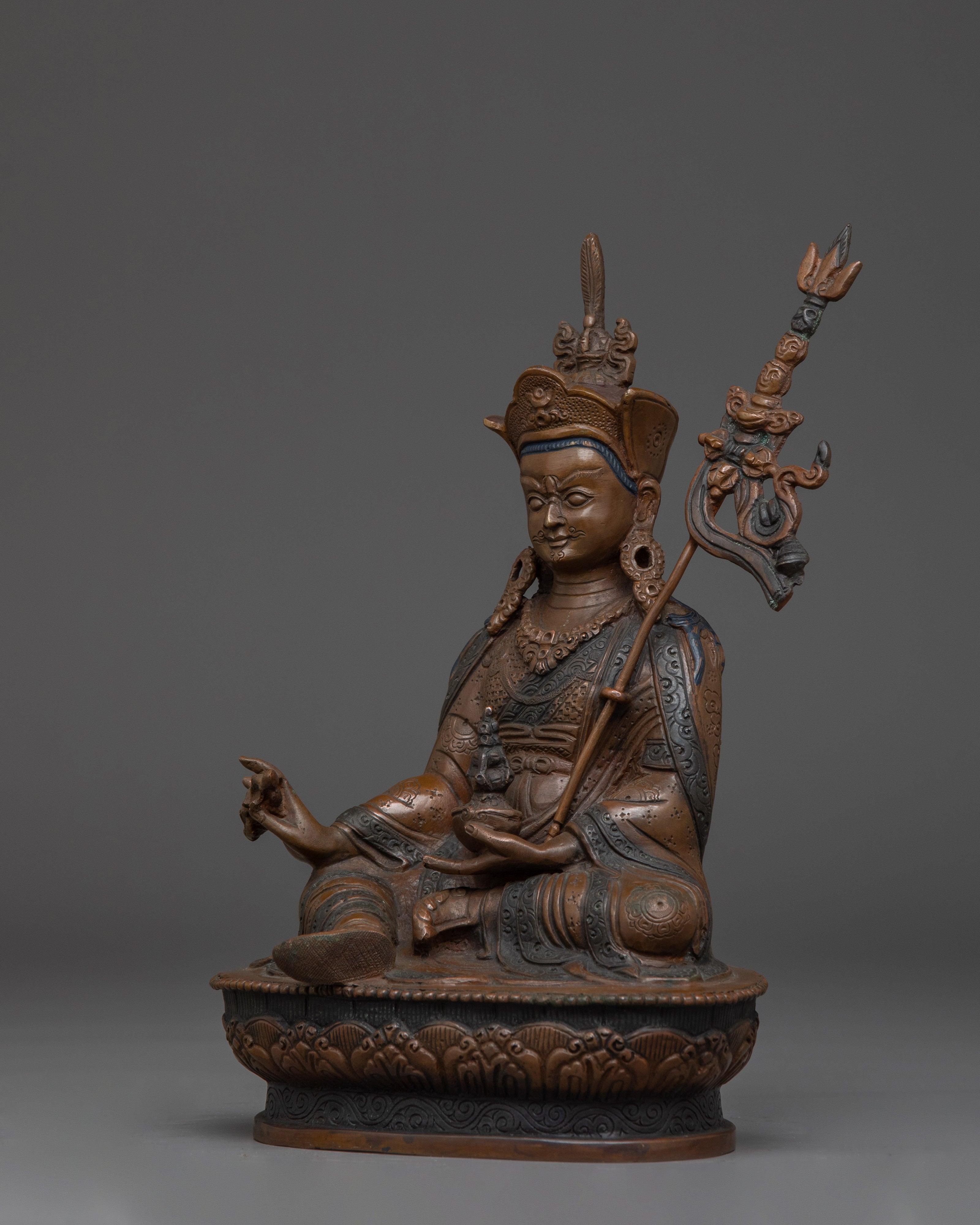 Obstacle Remover Guru Rinpoche Statue | The Lotus-Born Master