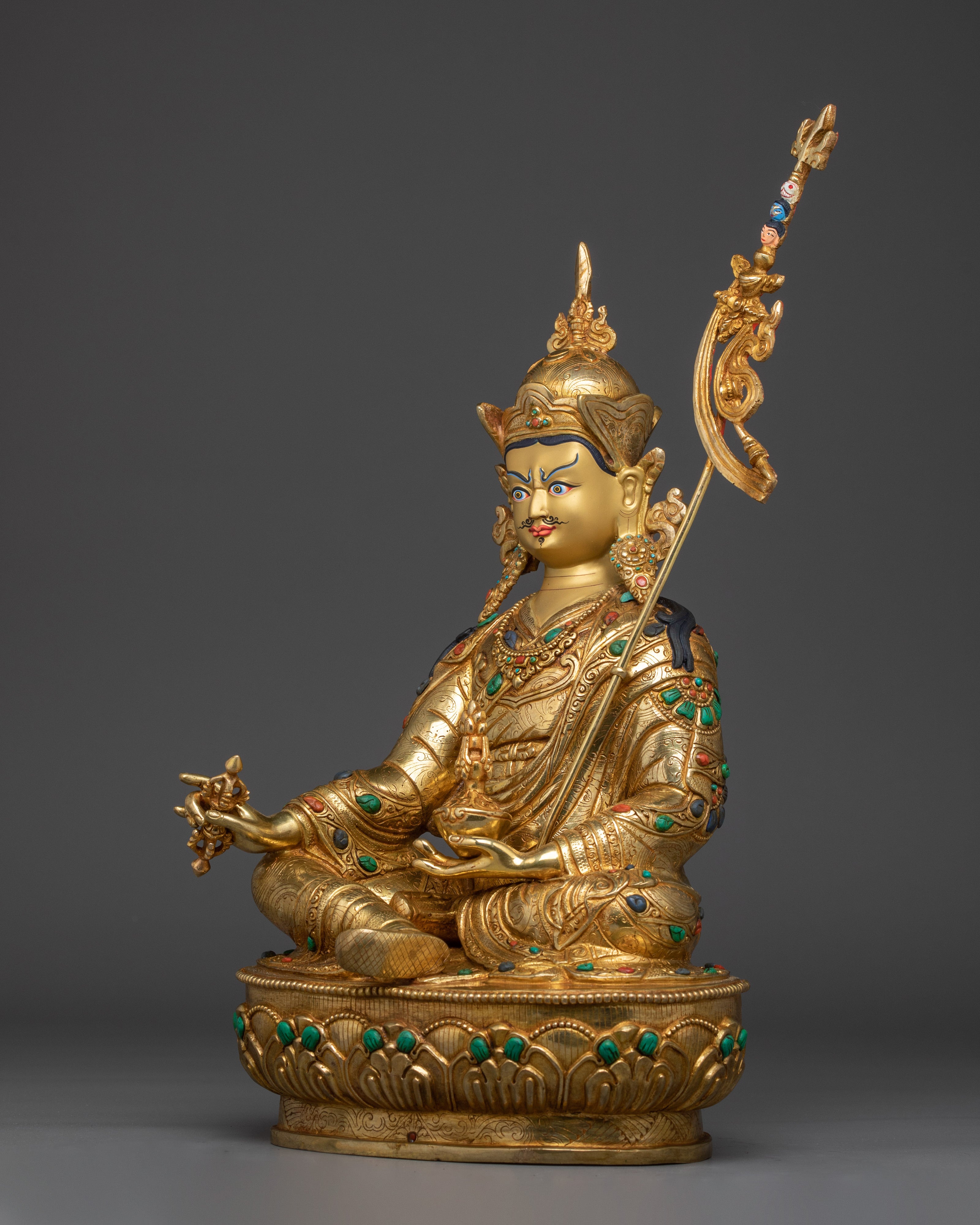 Spiritual Protector Guru Rinpoche Statue | The Tantric Sage of Himalayan Buddhism