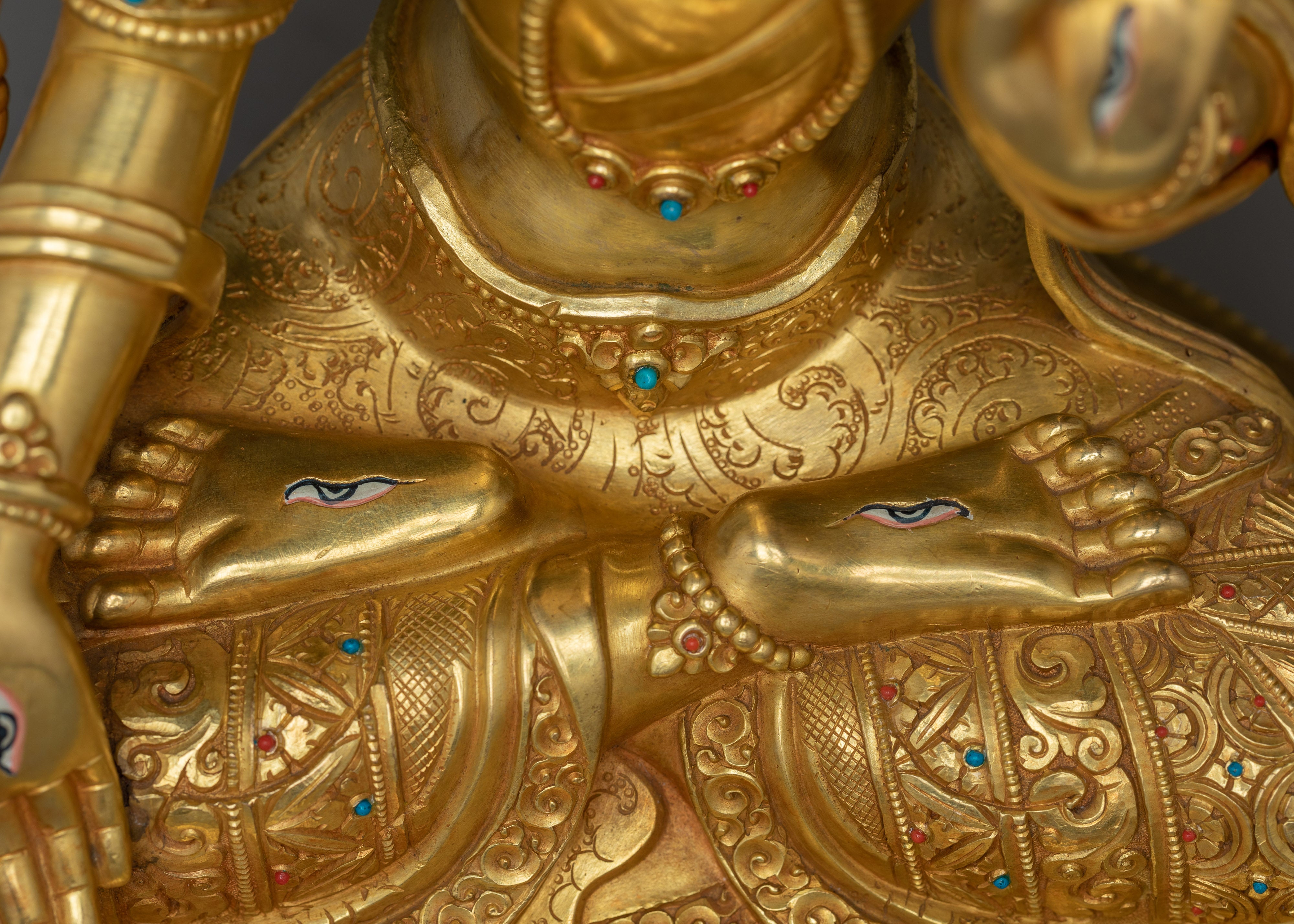 Serene Wisdom Deity White Tara | Enlightenment Symbol