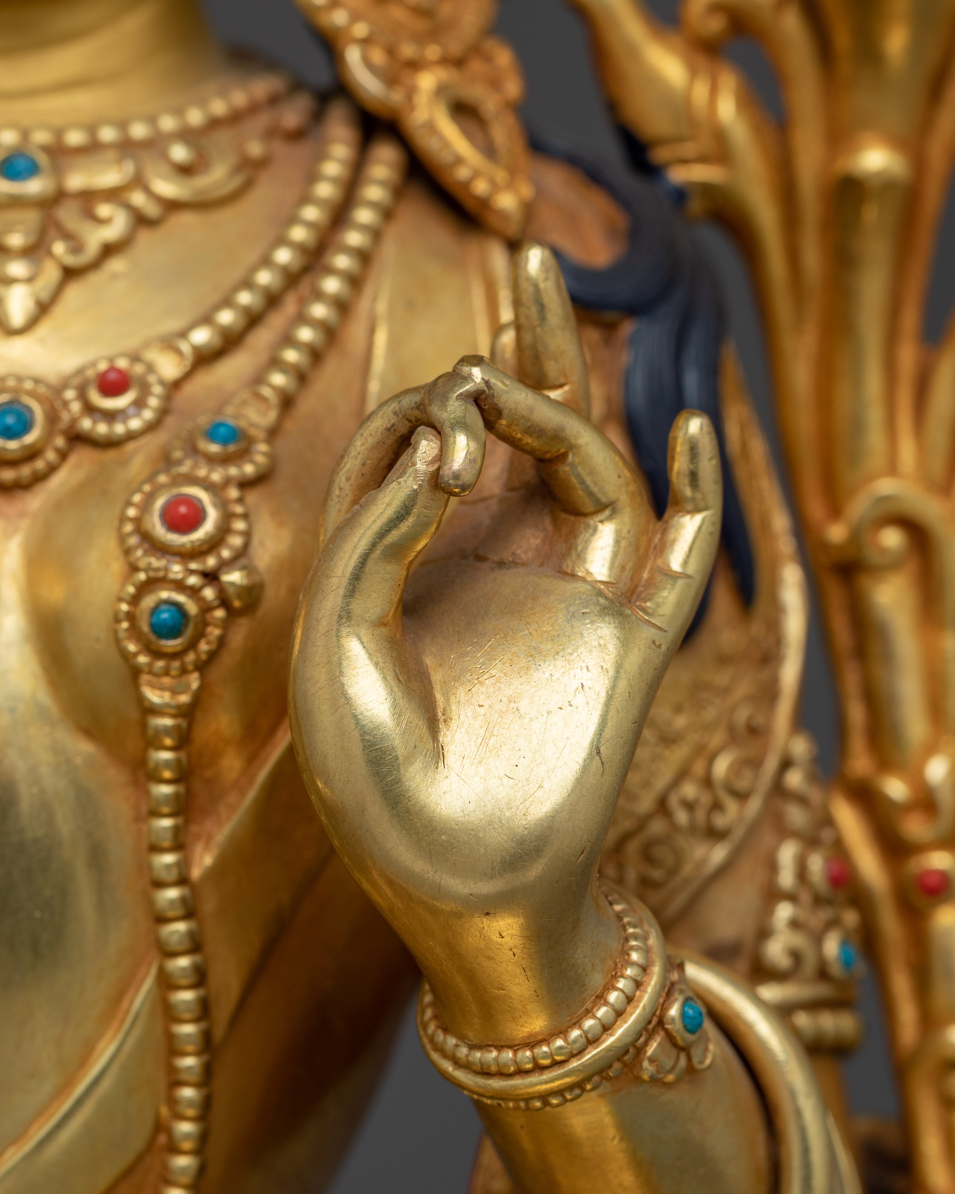 Goddess of Protection Green Tara Statue | Feminine Energy and Healing