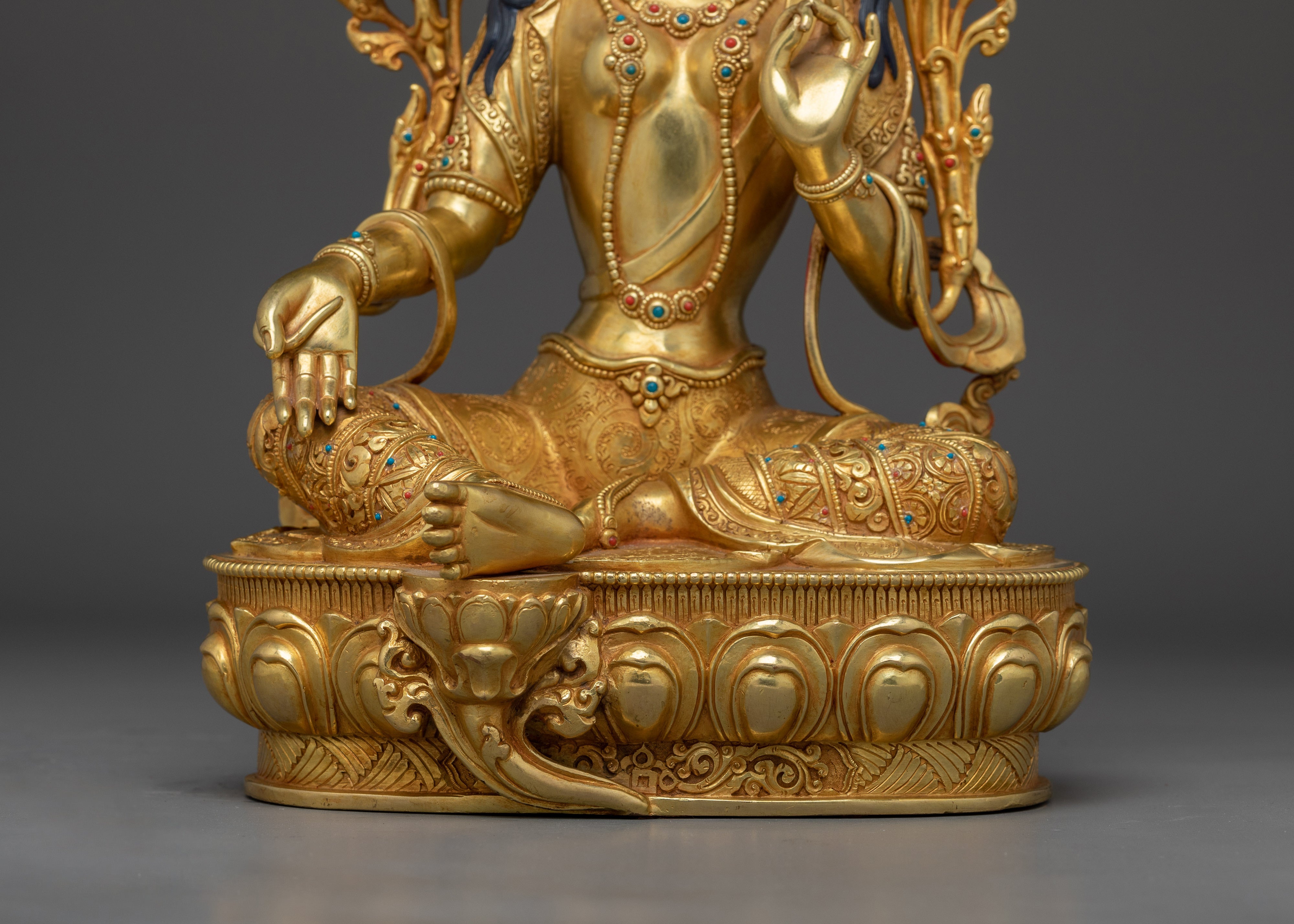 Goddess of Protection Green Tara Statue | Feminine Energy and Healing