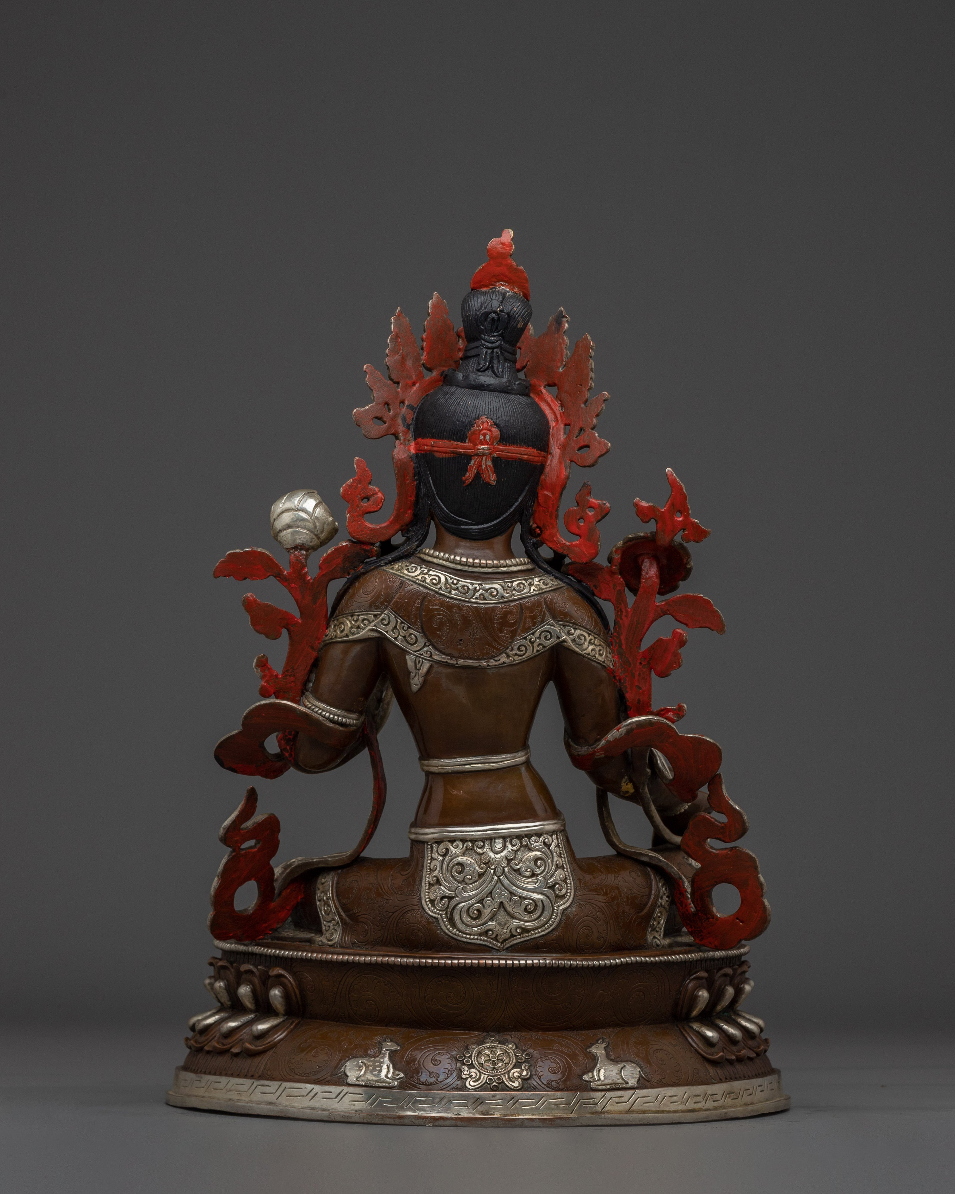 Religious Statue of Green Tara | Shyama Tara - Swift Action Deity