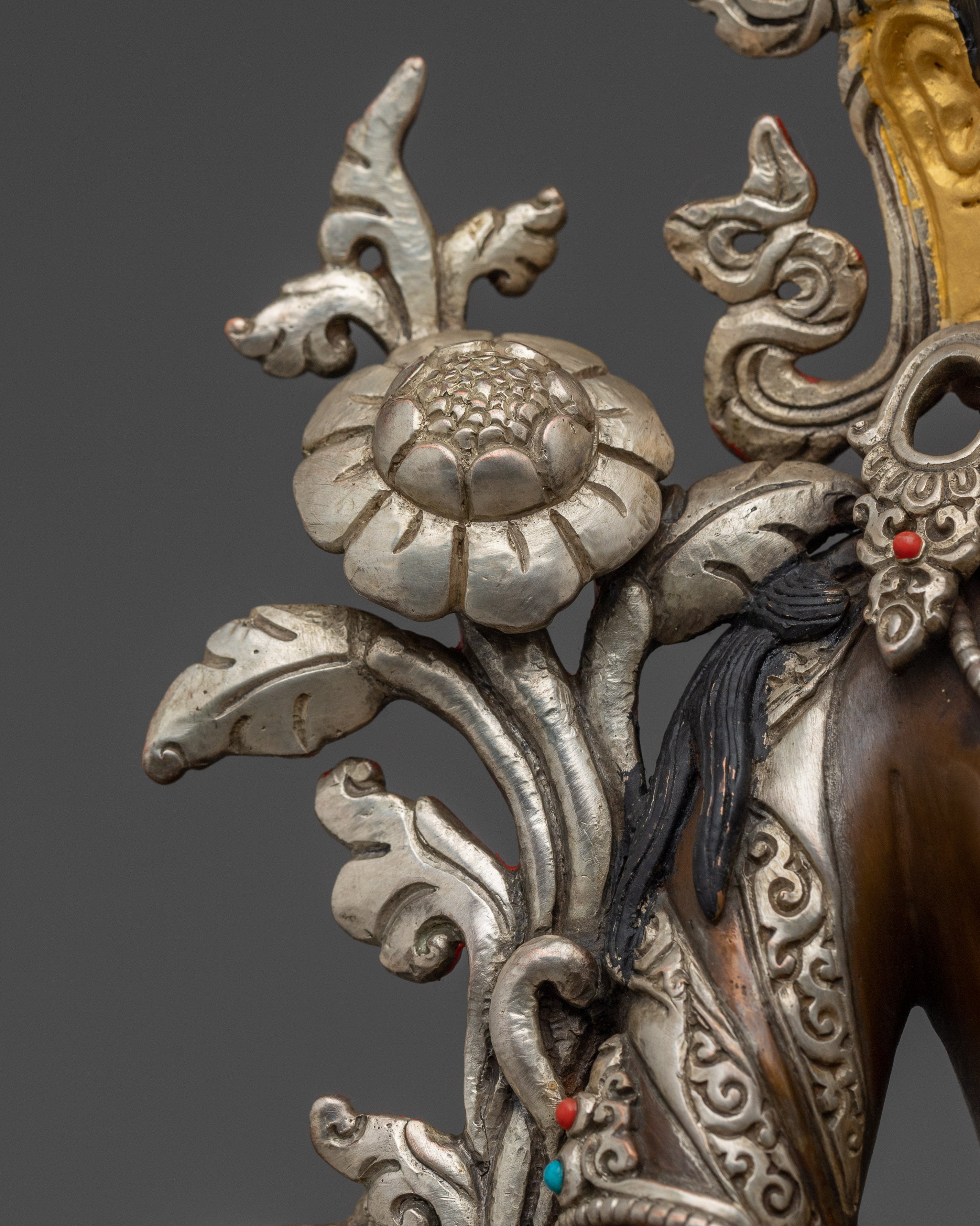 Religious Statue of Green Tara | Shyama Tara - Swift Action Deity