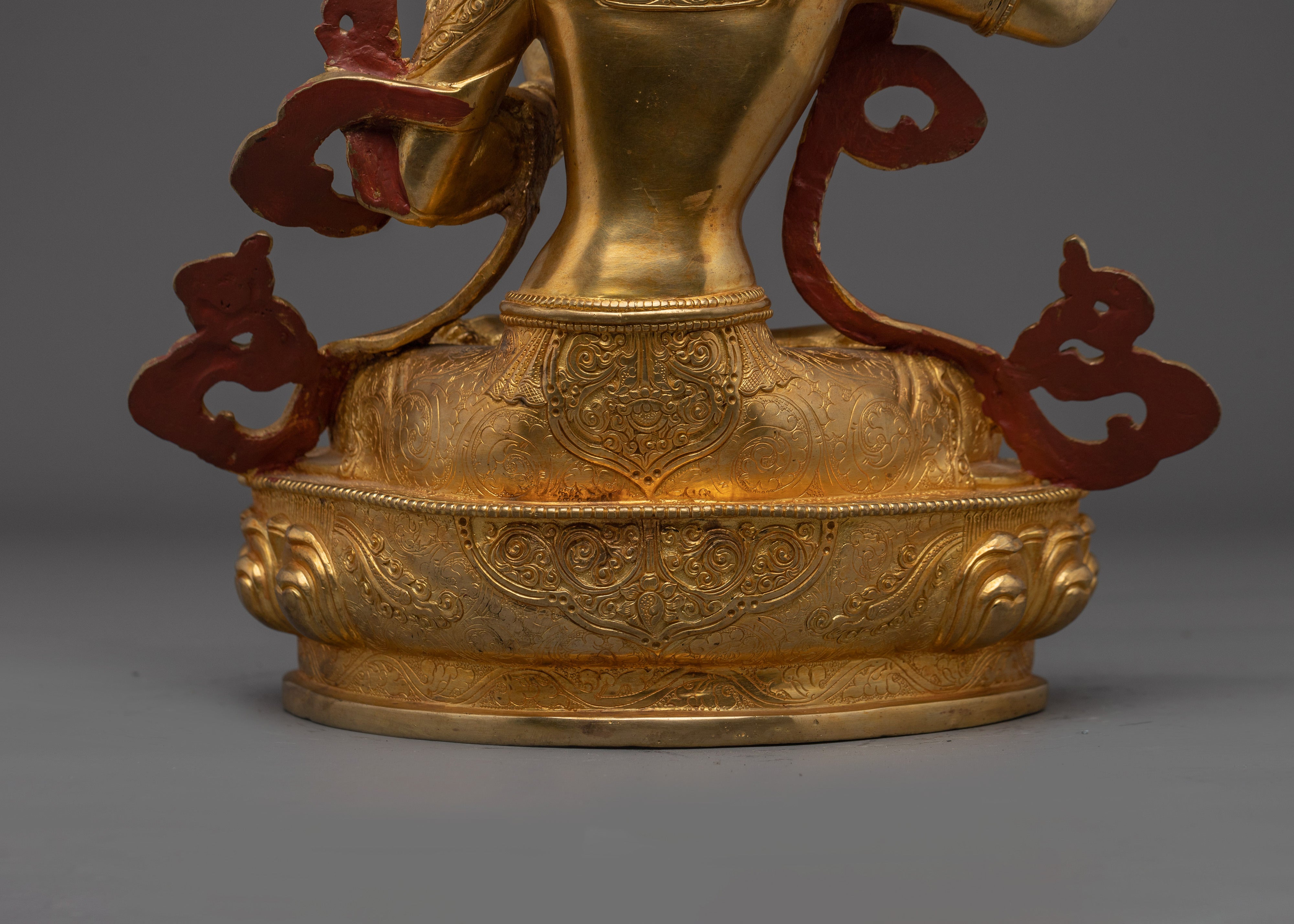 Handmade Figurine of Manjushri | Wisdom Bodhisattva Statue