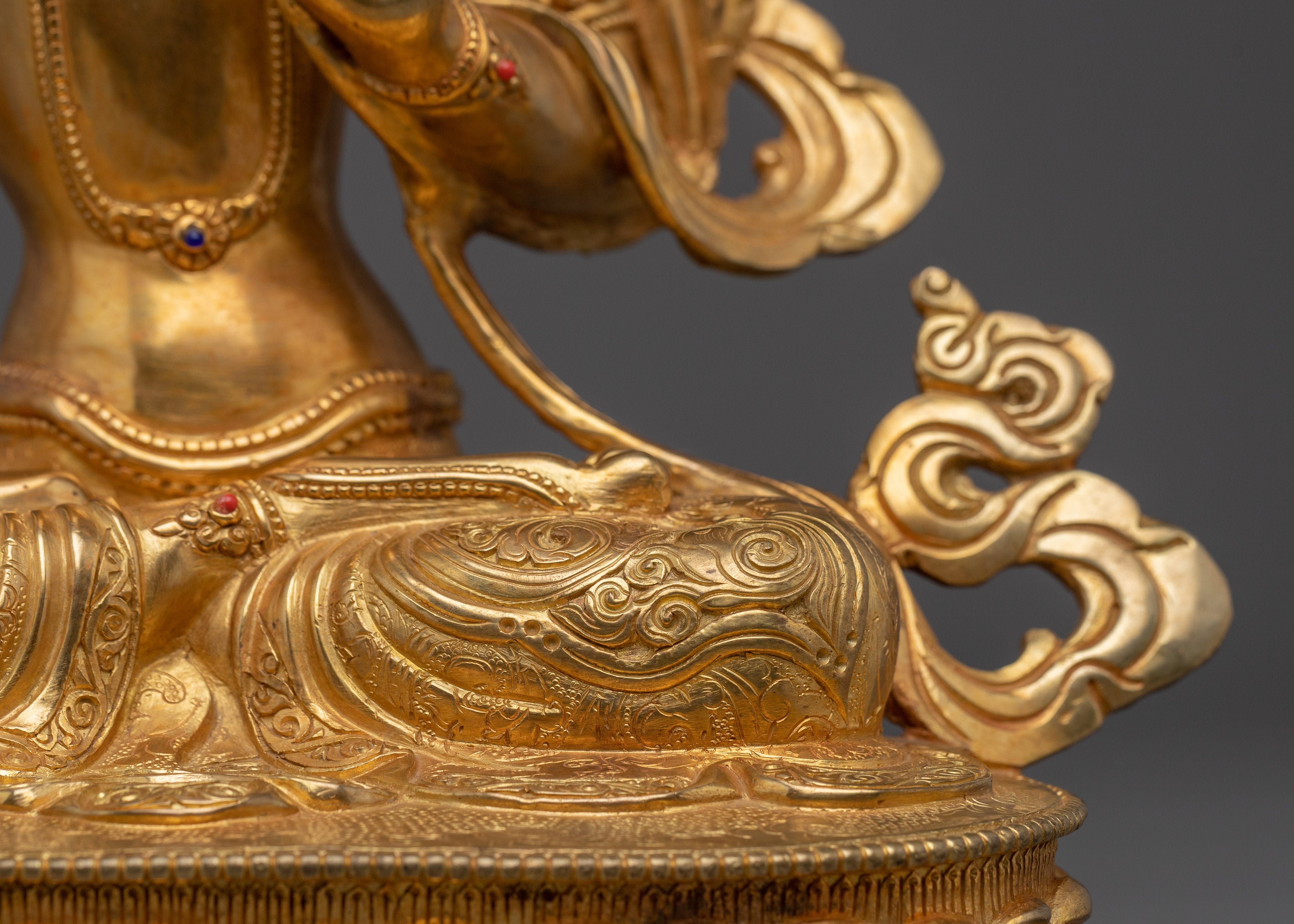 Handmade Figurine of Manjushri | Wisdom Bodhisattva Statue