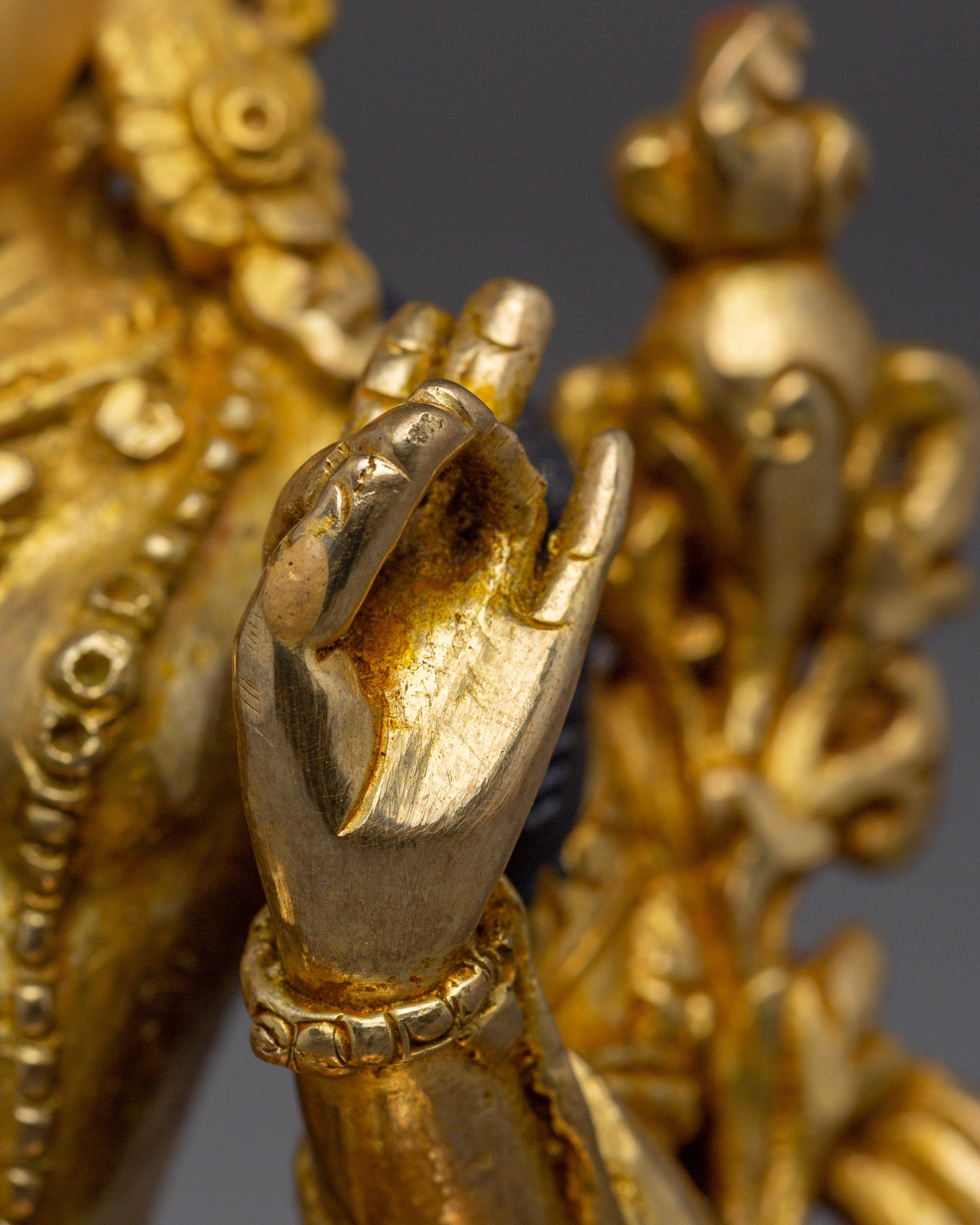 Serene Green Tara Handcrafted Statue | Himalayan Buddhist Artwork