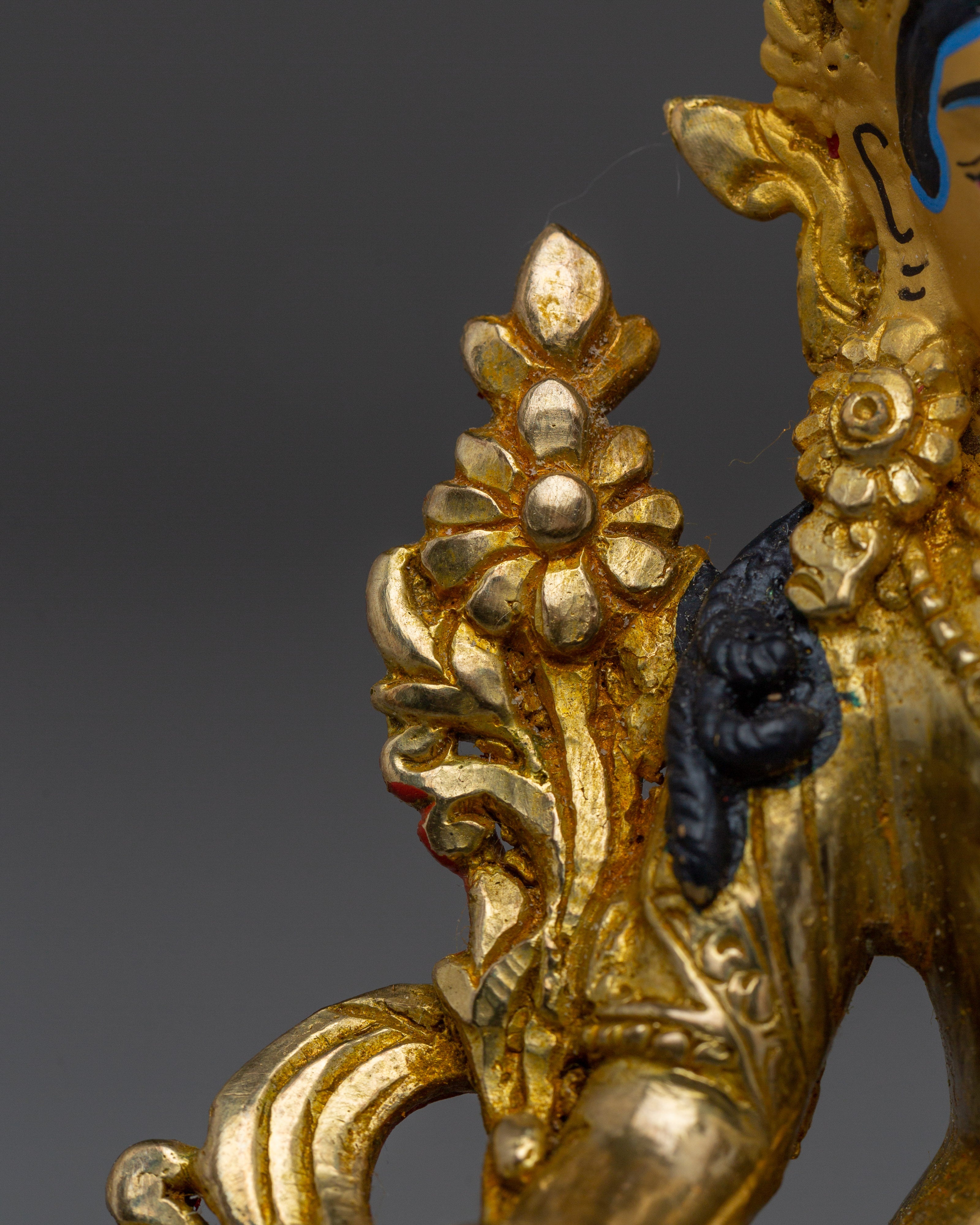 Serene Green Tara Handcrafted Statue | Himalayan Buddhist Artwork