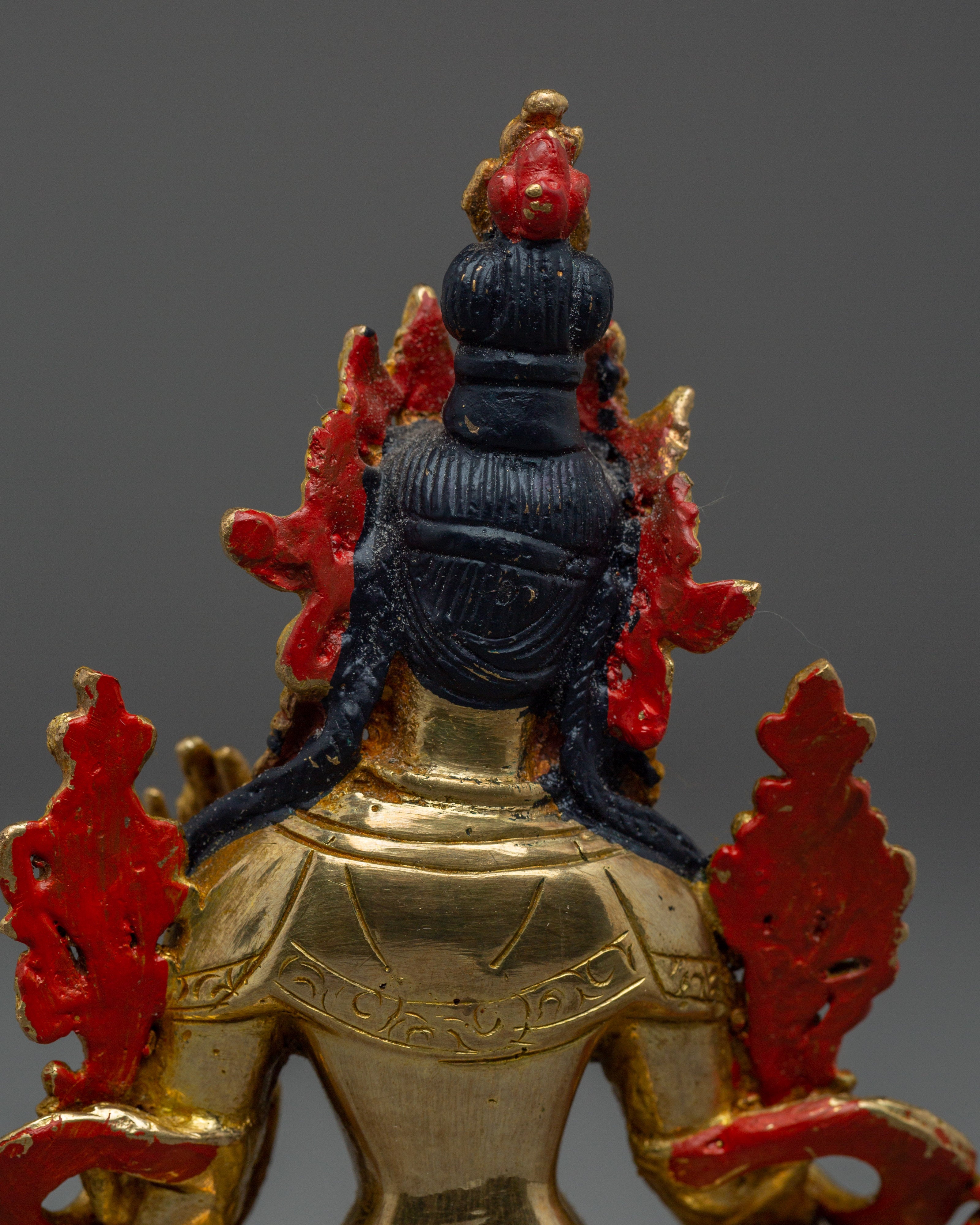 Serene Green Tara Handcrafted Statue | Himalayan Buddhist Artwork