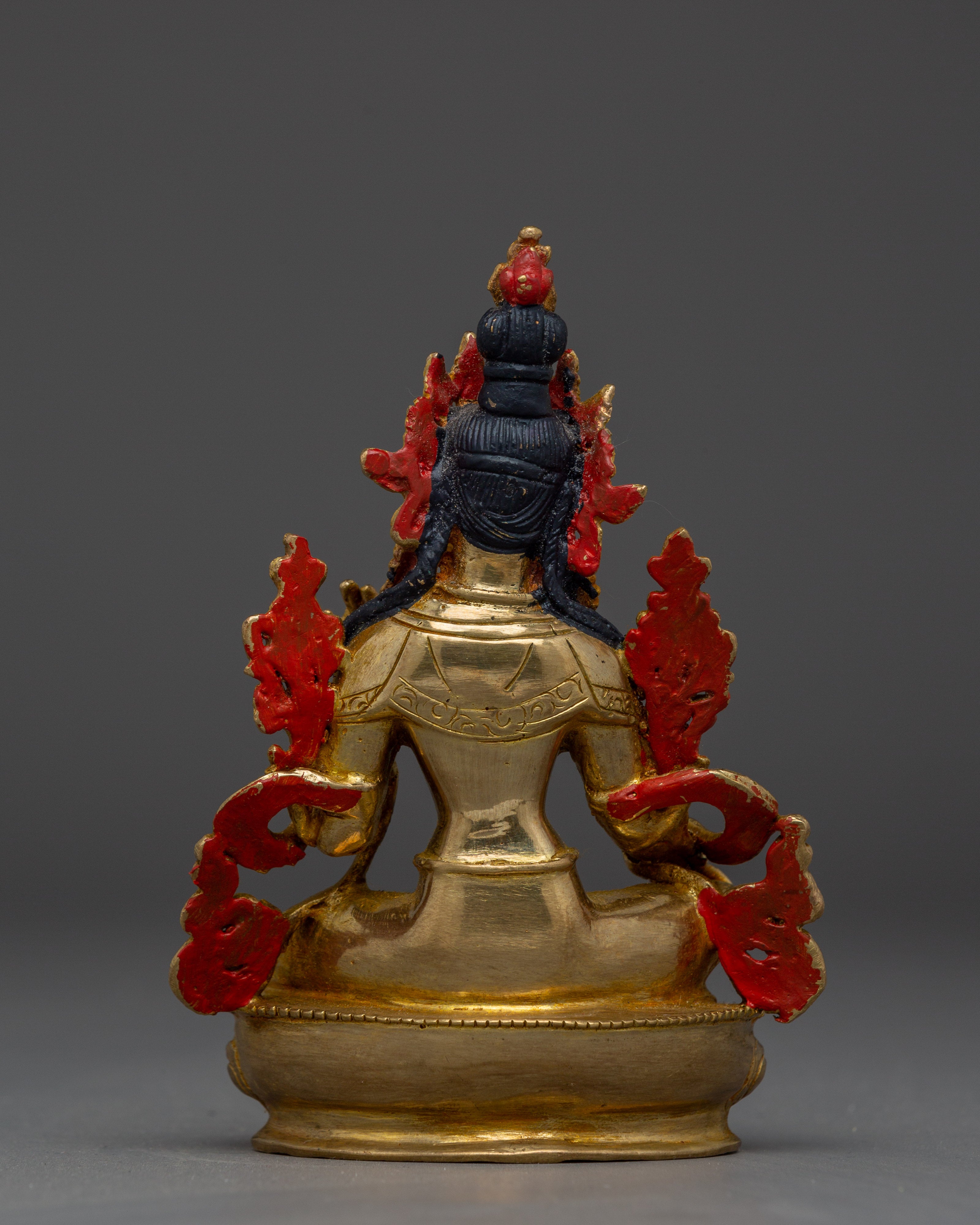 Serene Green Tara Handcrafted Statue | Himalayan Buddhist Artwork