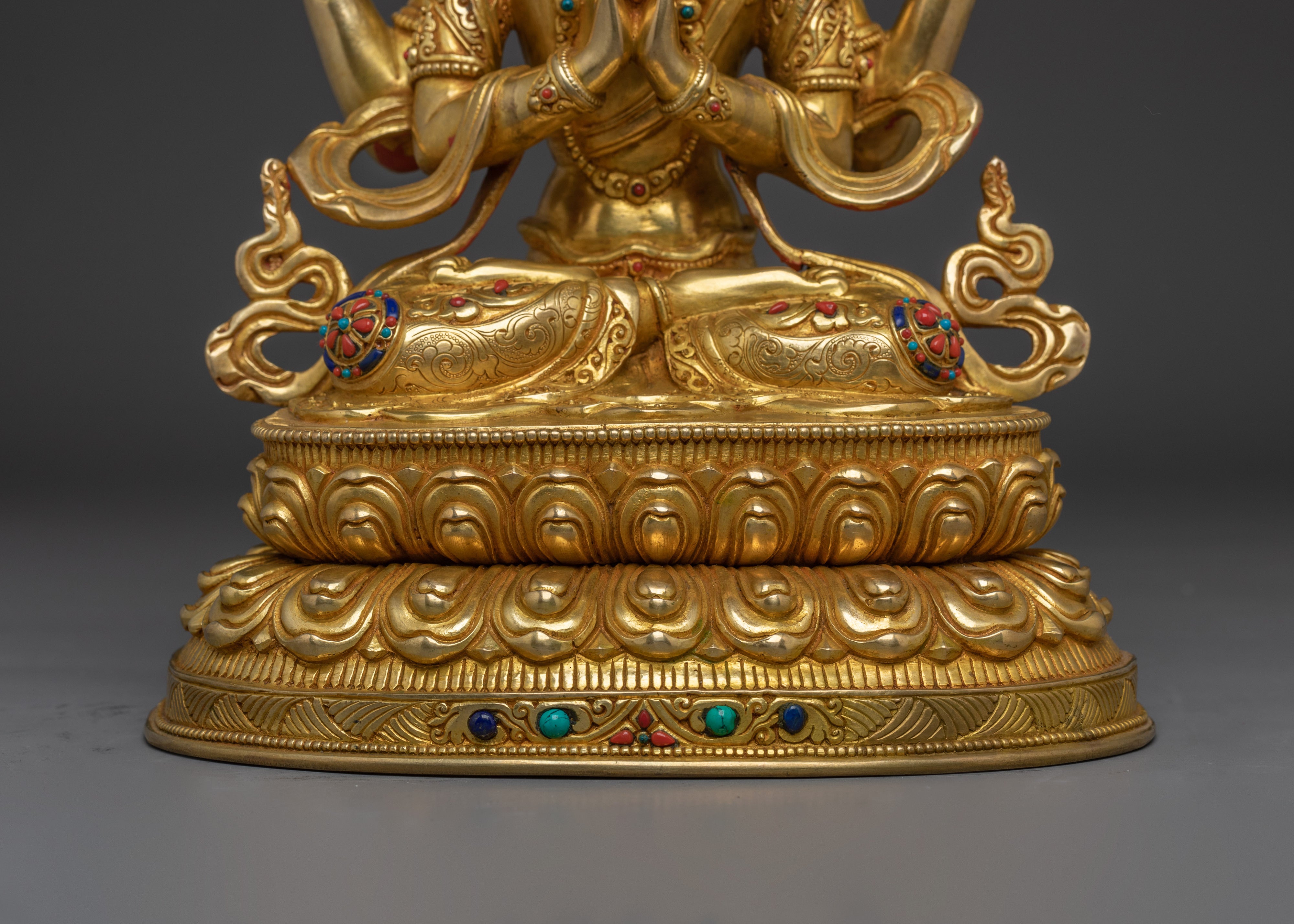 Handmade Avalokiteshvara Sculpture | Also known as Chenrezig