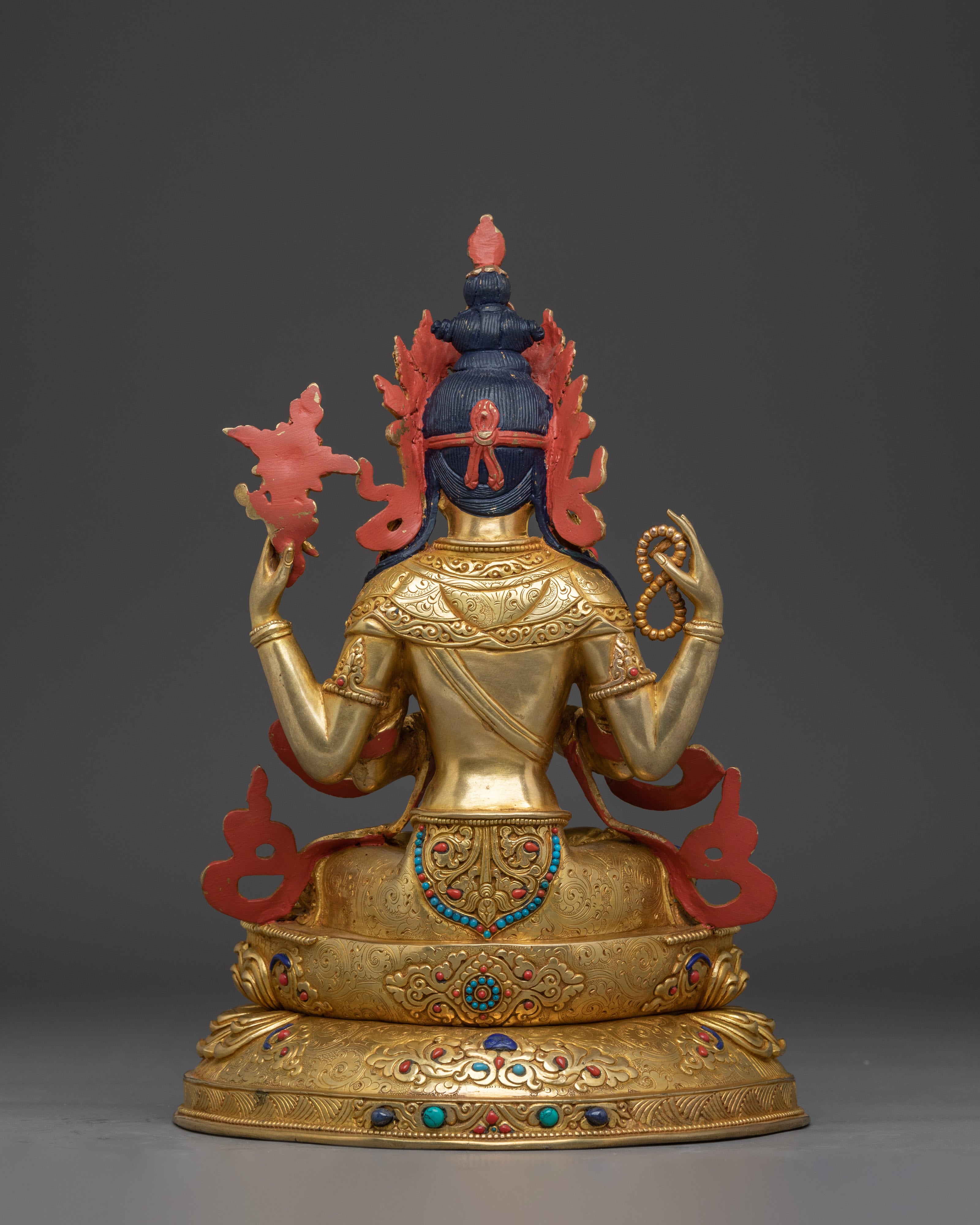 Handmade Avalokiteshvara Sculpture | Also known as Chenrezig