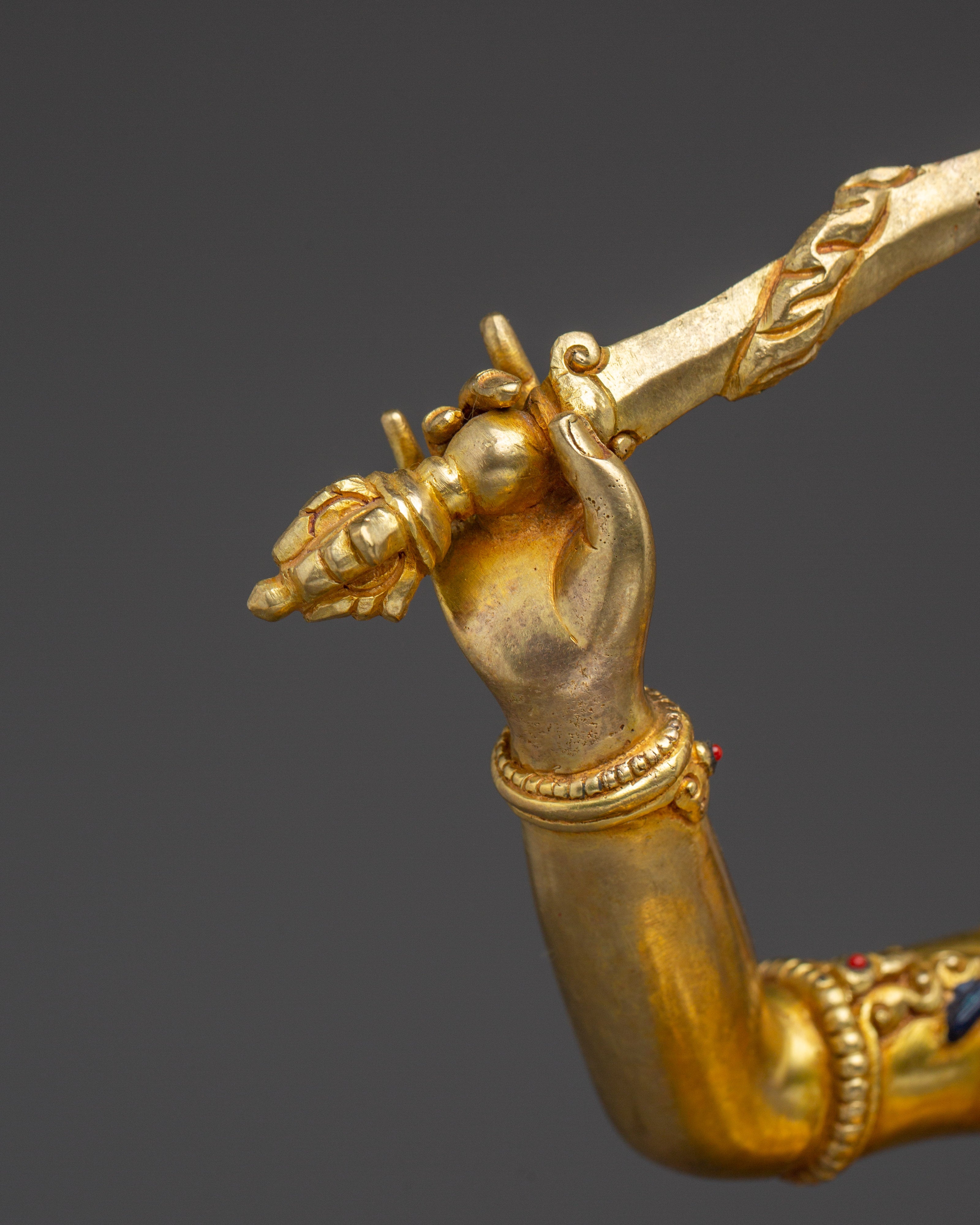 Path of Wisdom with Manjushri Statue | Symbol of Transcendent Insight