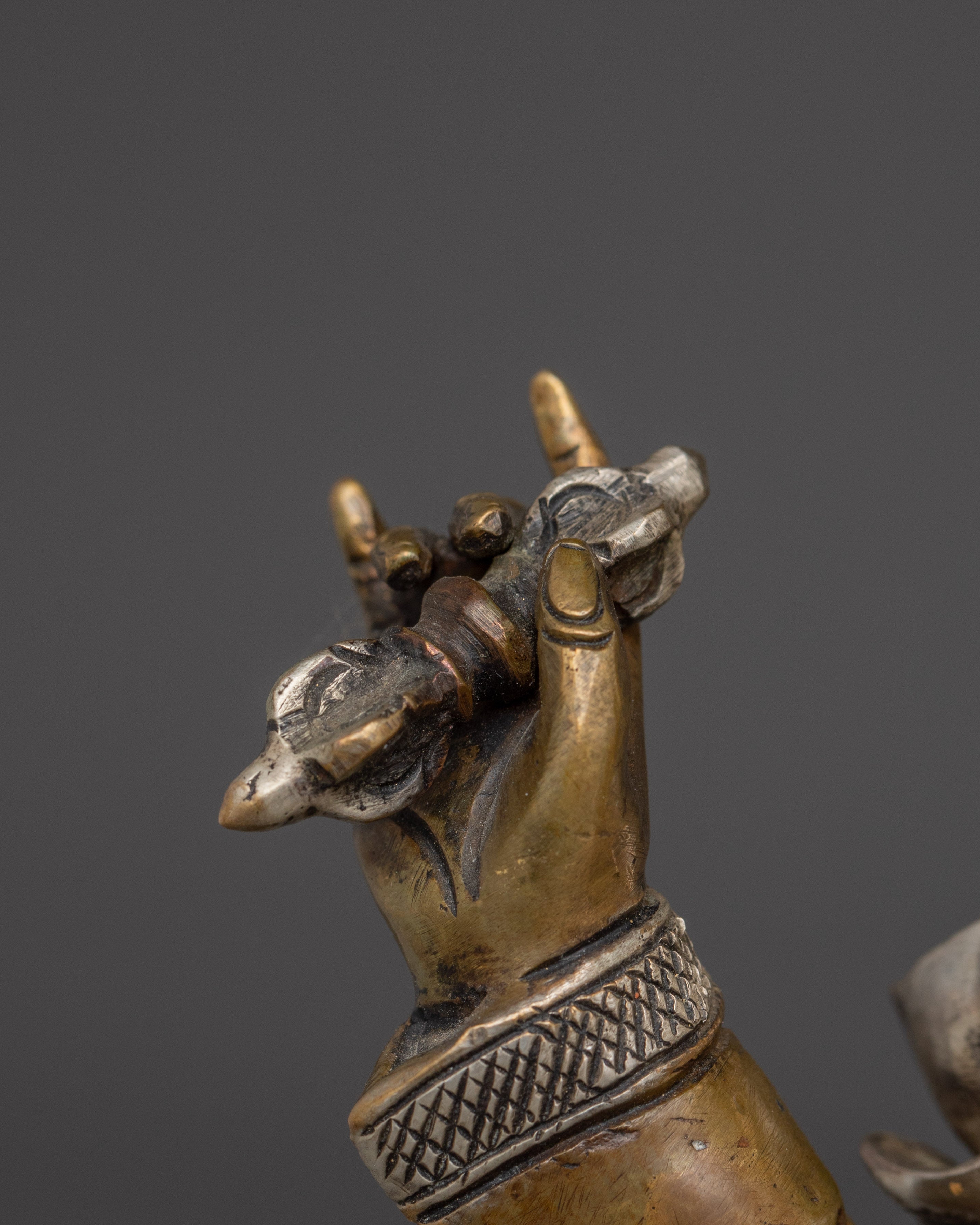 Tibetan Guru Rinpoche with Consort Statue | Padmasambhava Artwork