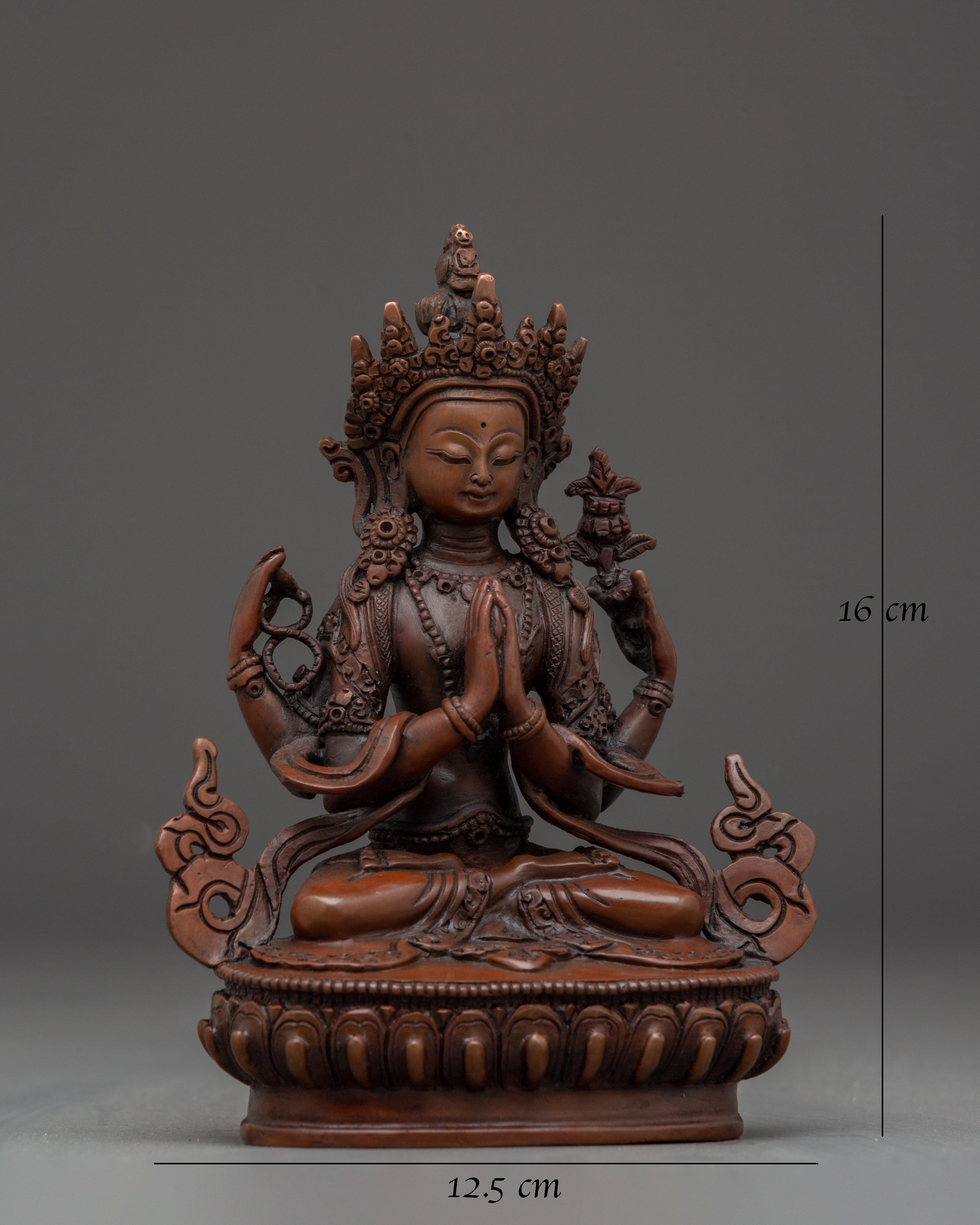Chenrezig Compassion Deity Sculpture