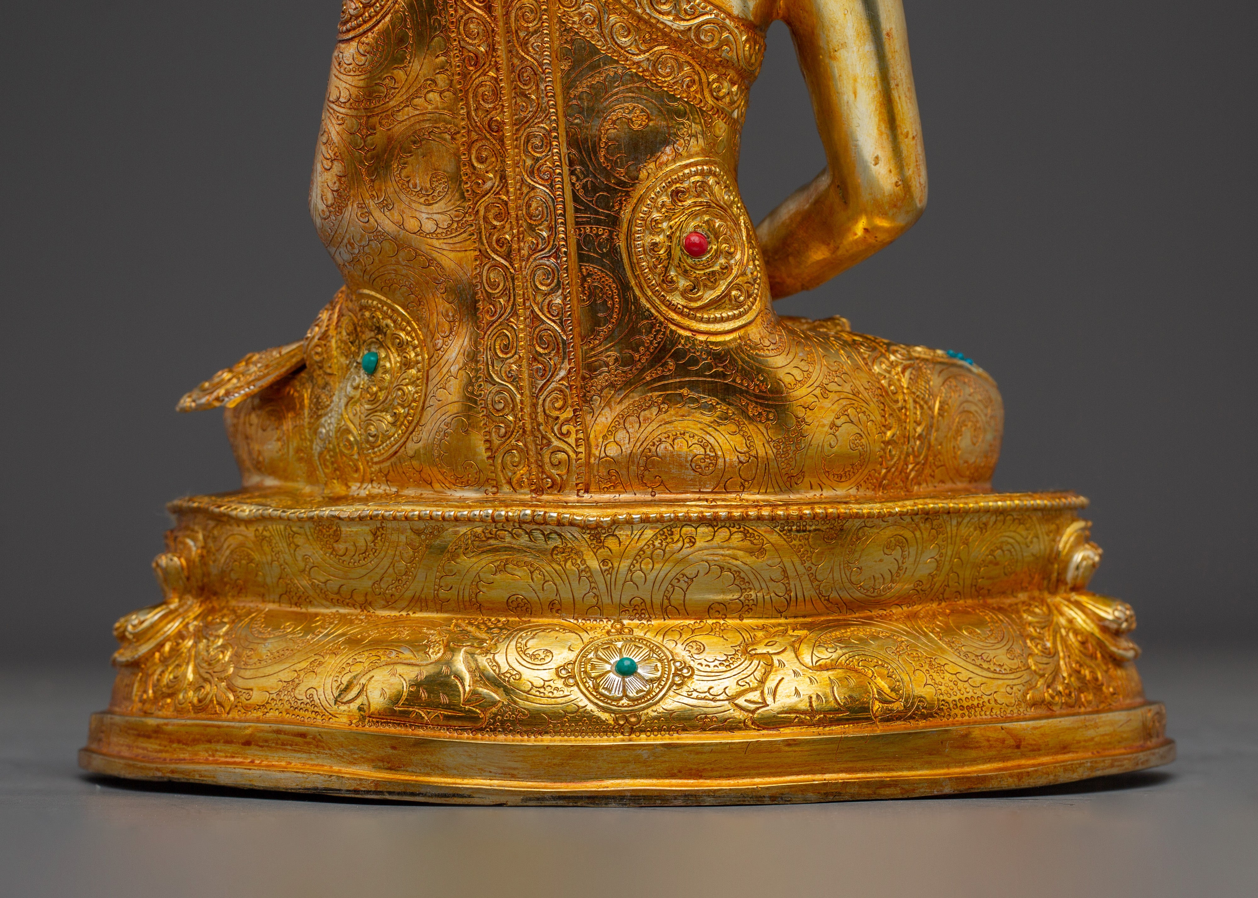 Sacred Amitabha Buddha Sculpture for Altar | Tibetan Sculpture for Meditation