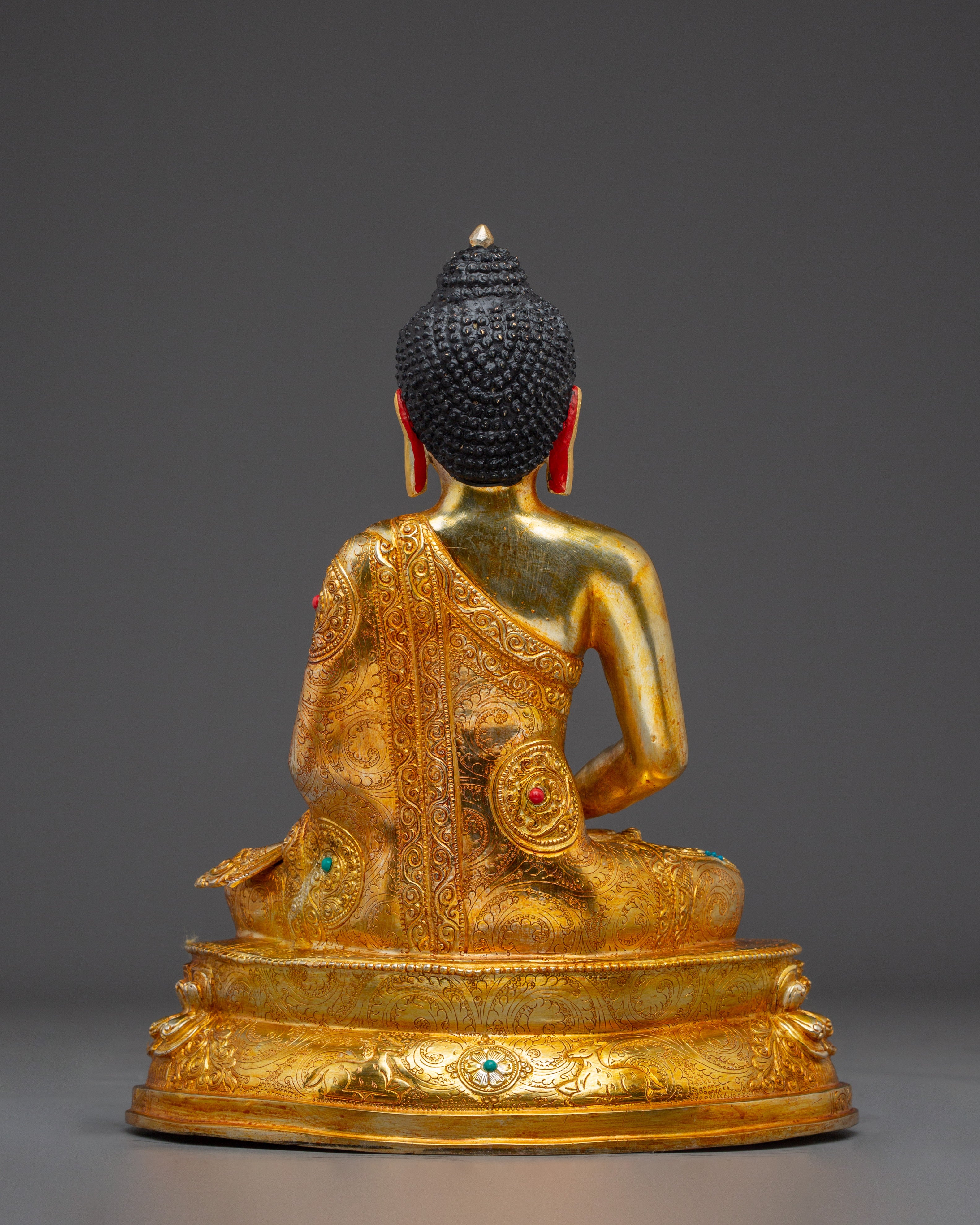 Sacred Amitabha Buddha Sculpture for Altar | Tibetan Sculpture for Meditation