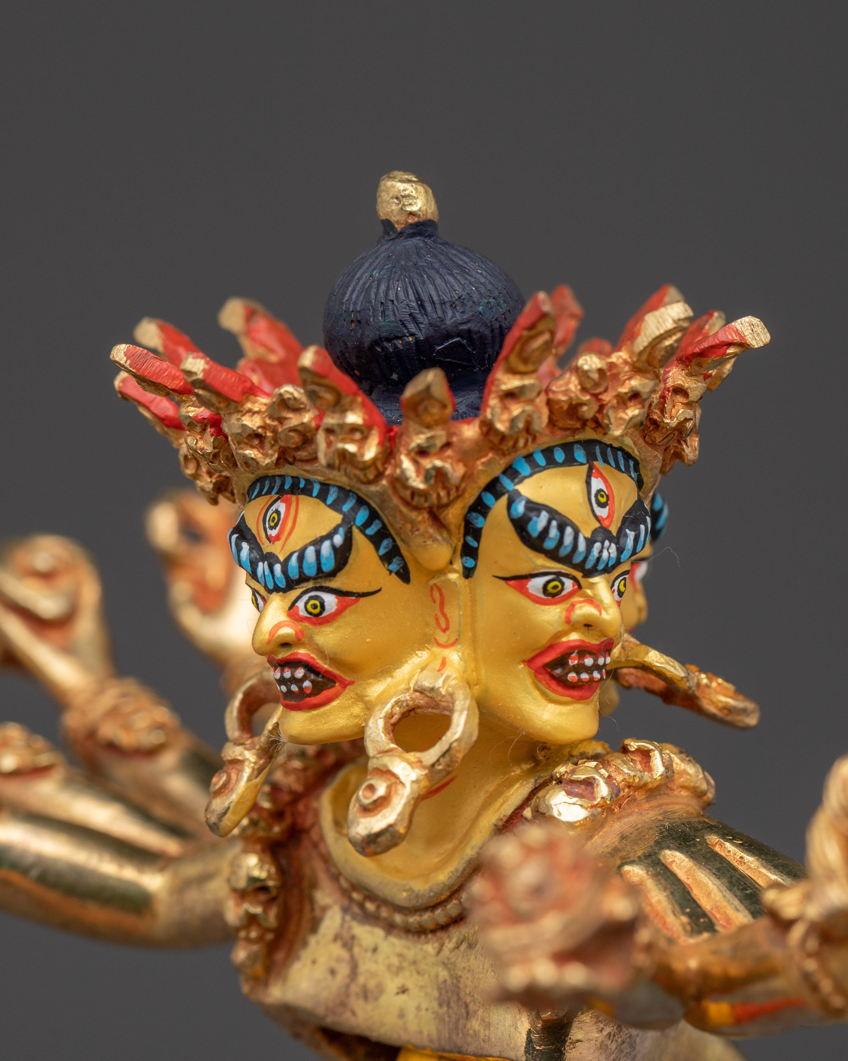 Buddhist Chakrasambhara Statue | Vajrayana Enlightened Deity