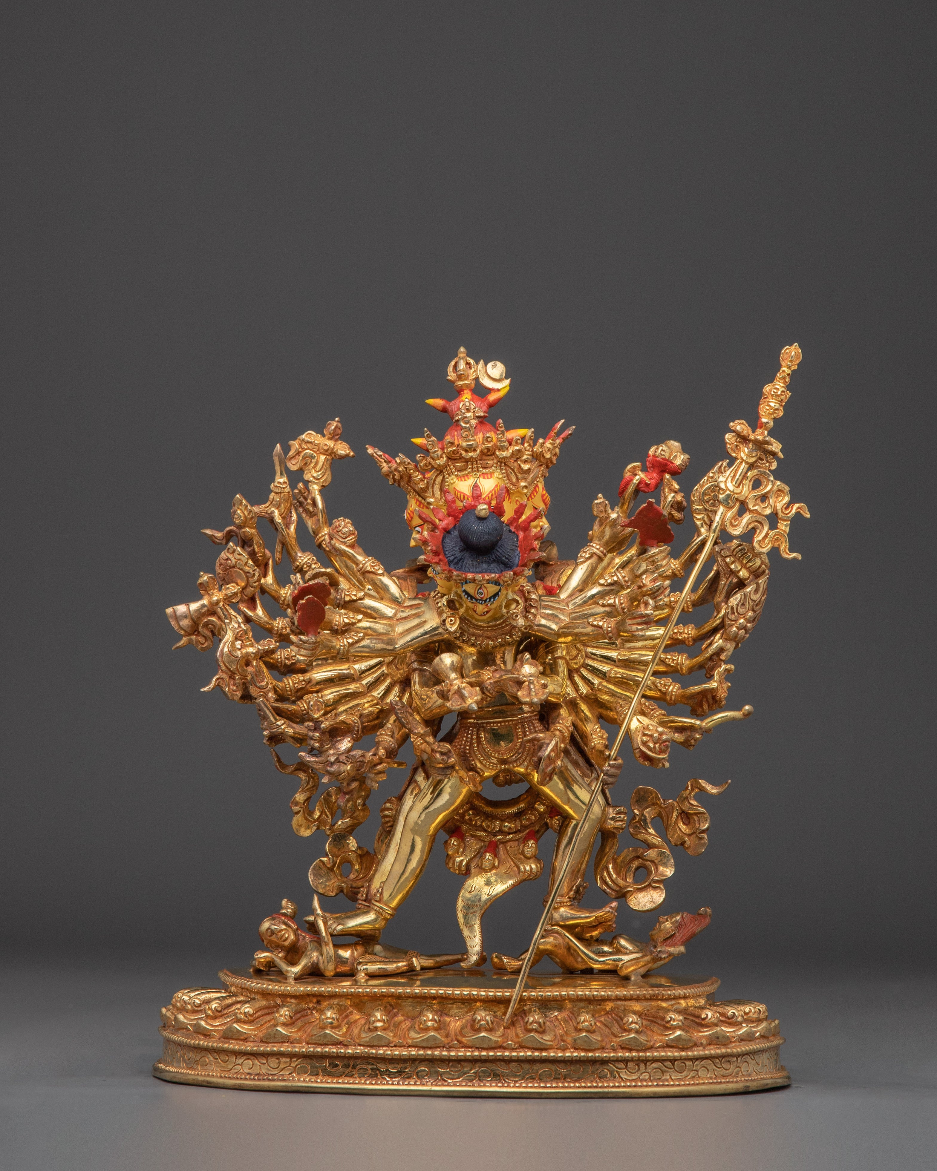 Buddhist Chakrasambhara Statue | Vajrayana Enlightened Deity