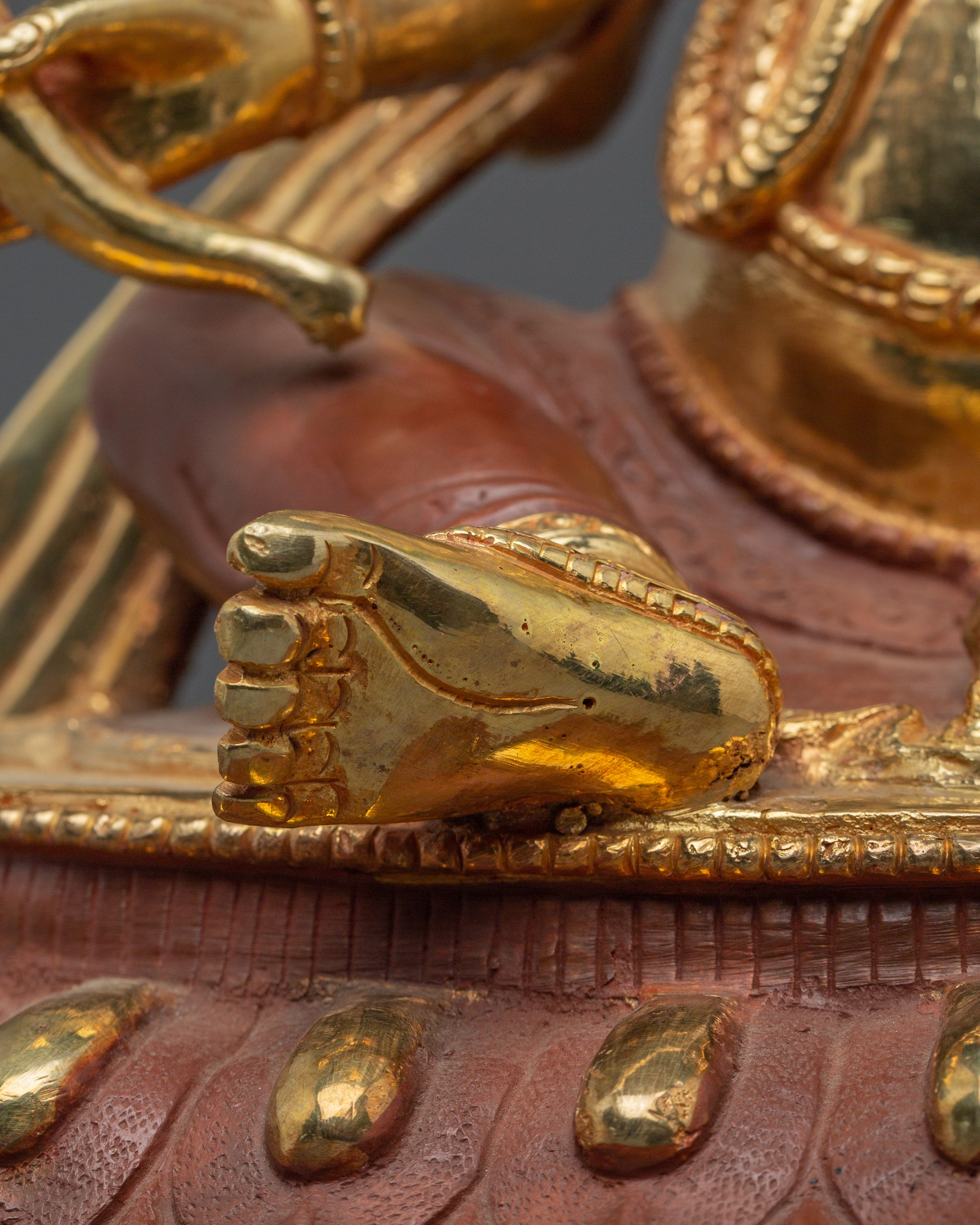 Golden Ganesh Statue | Embodiment of Wisdom and Intelligence