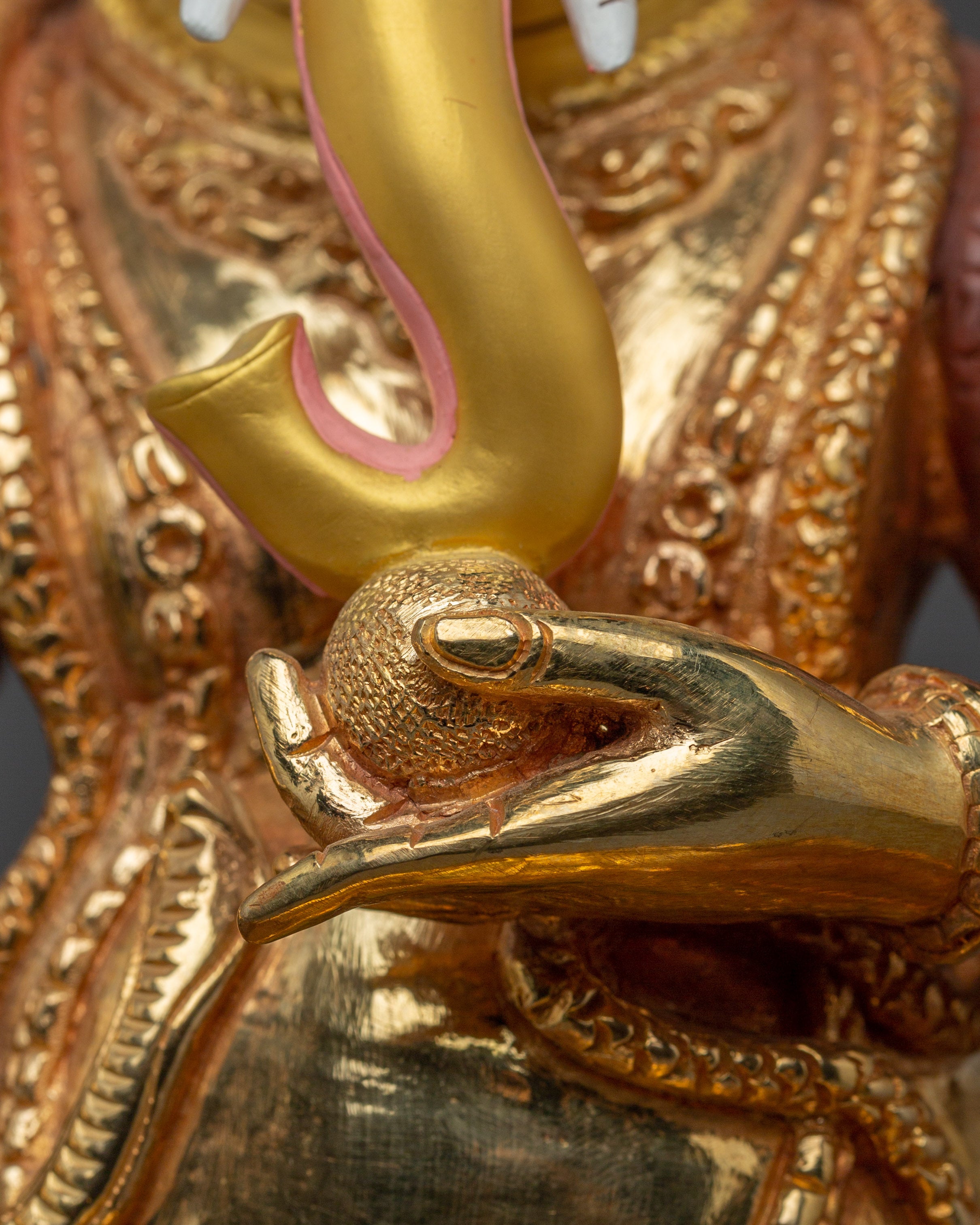 Golden Ganesh Statue | Embodiment of Wisdom and Intelligence