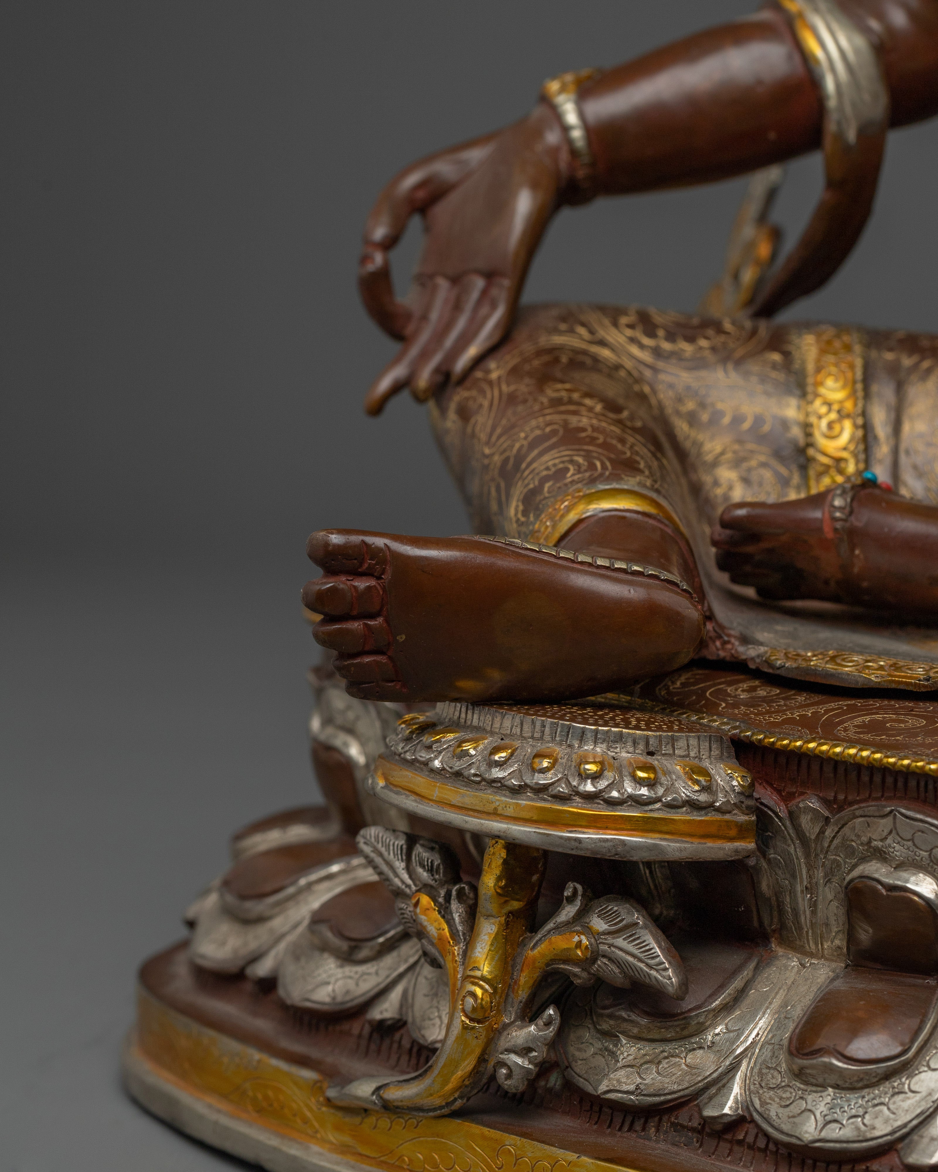 Serene Bodhisattva Green Tara Statue | Swift Savior and Rescuer