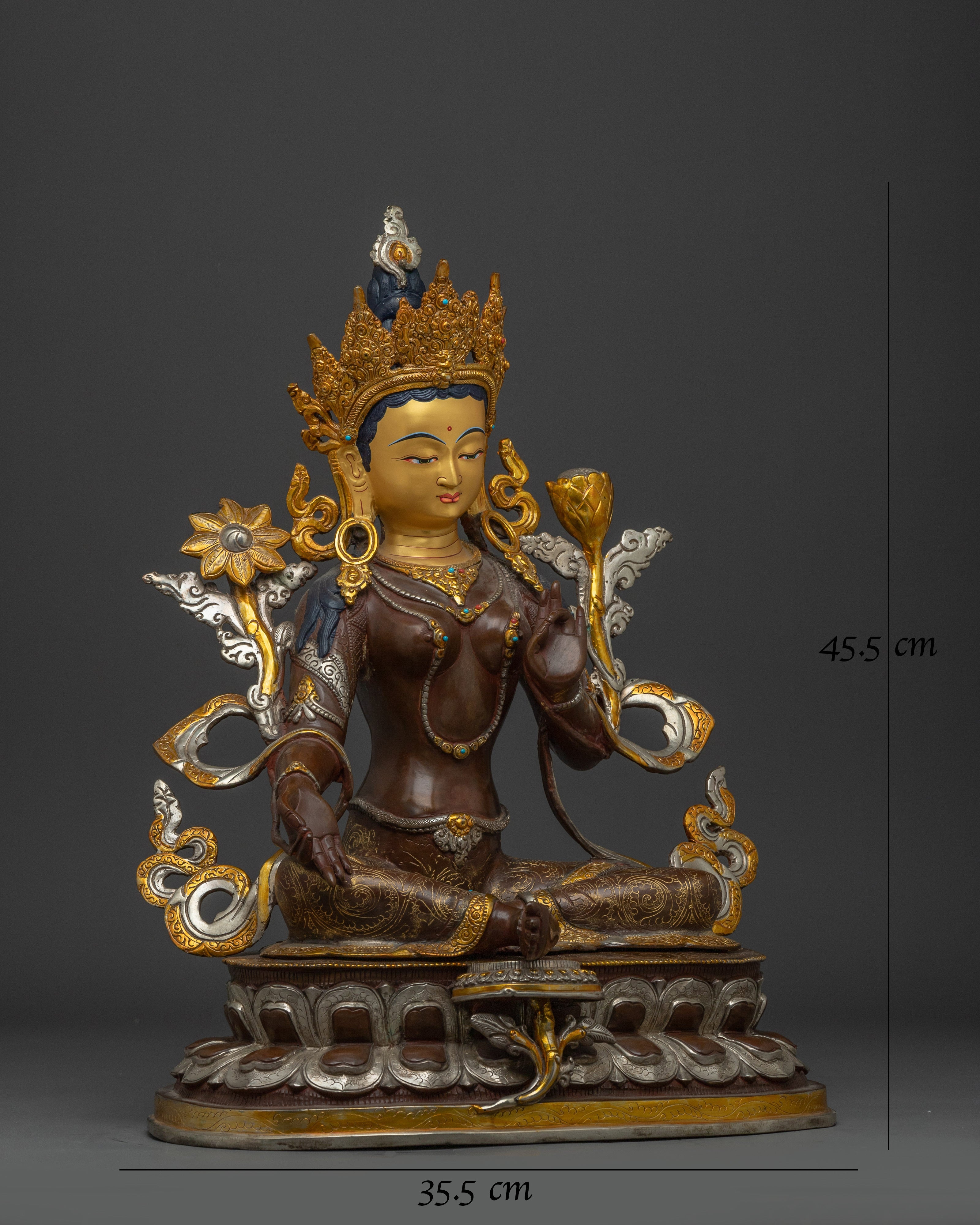 serene-bodhisattva-green-tara-statue