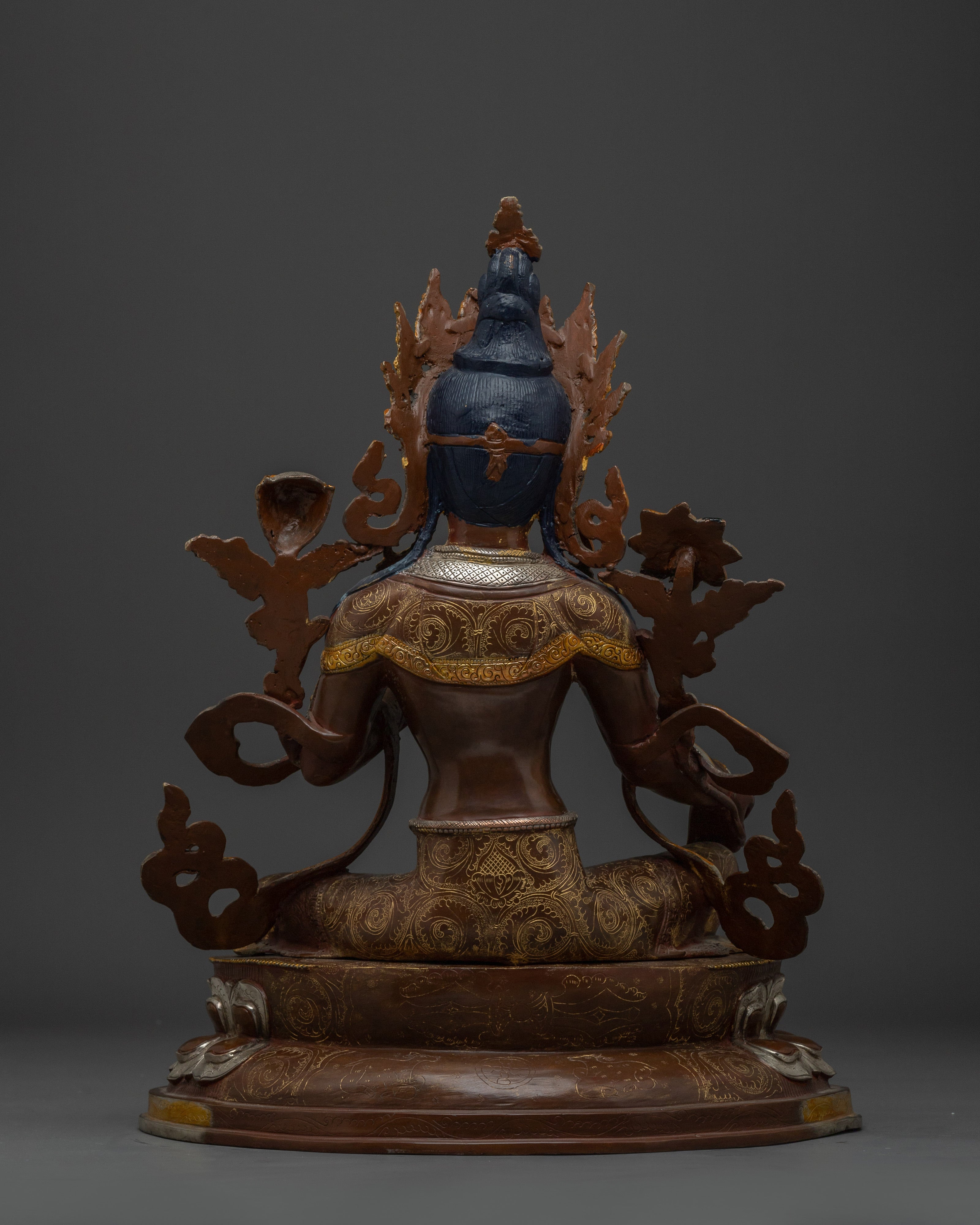 Serene Bodhisattva Green Tara Statue | Swift Savior and Rescuer