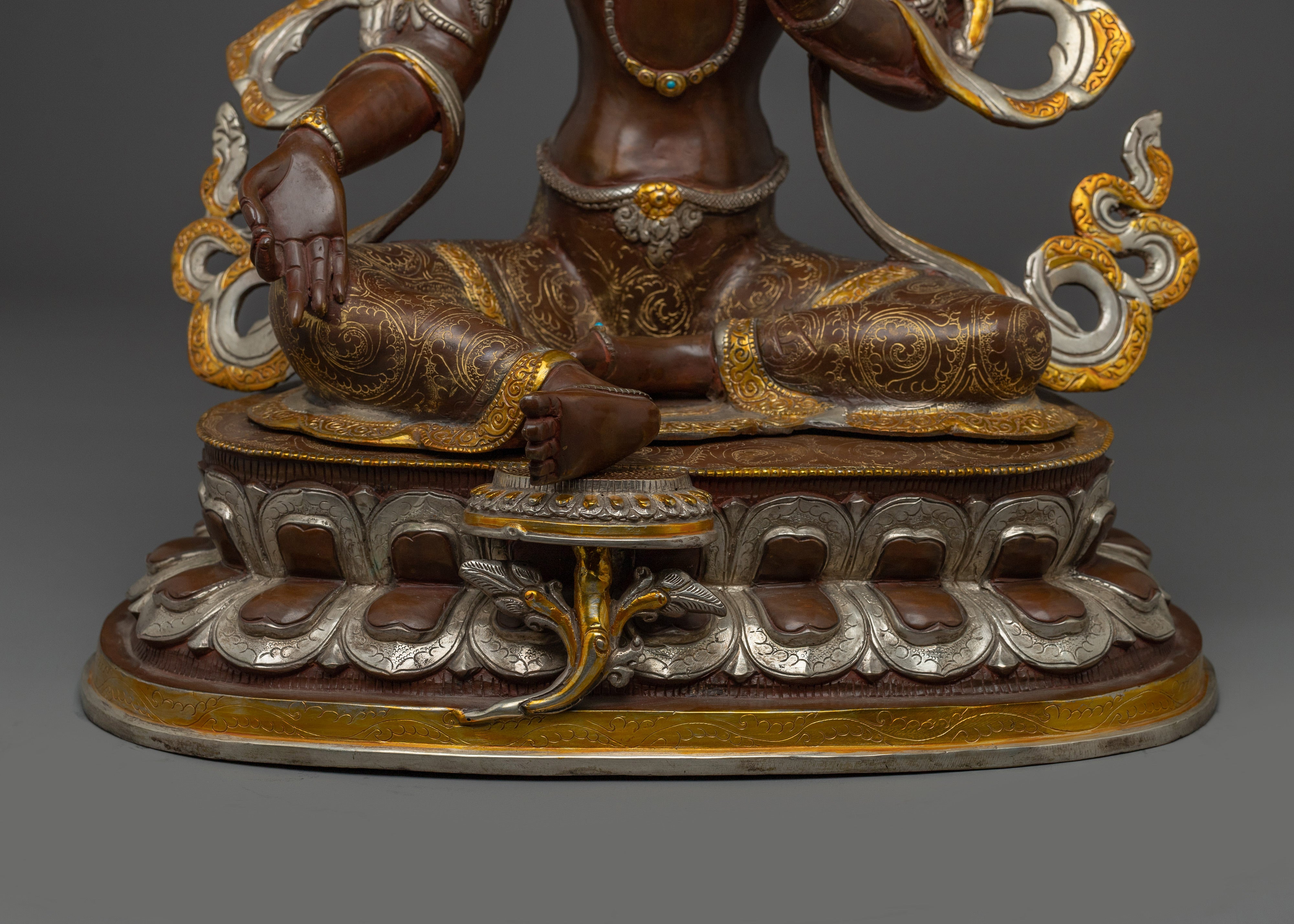 Serene Bodhisattva Green Tara Statue | Swift Savior and Rescuer