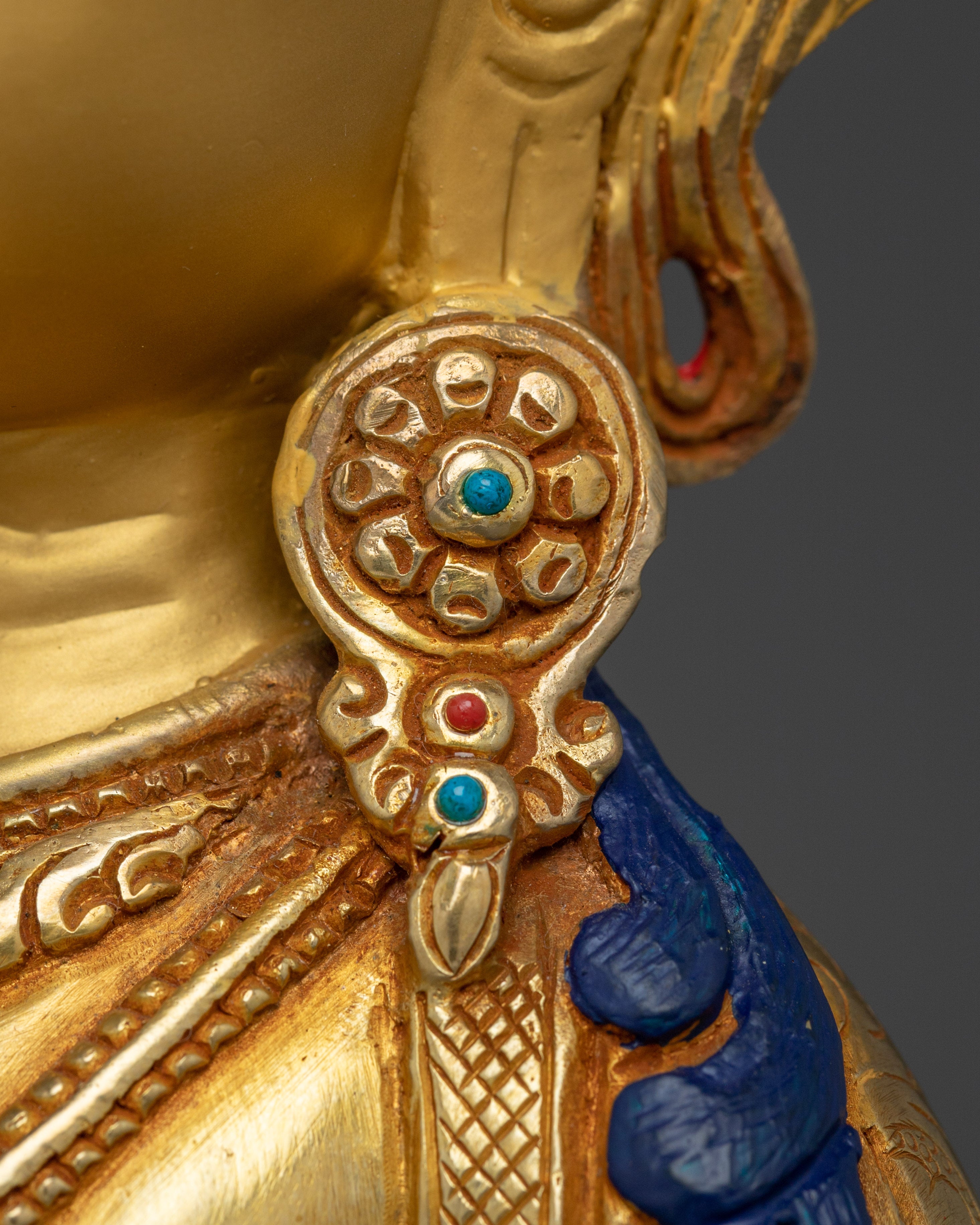 Golden Dorje Sempa Statue | Vajrasattva - Embodiment of Purity