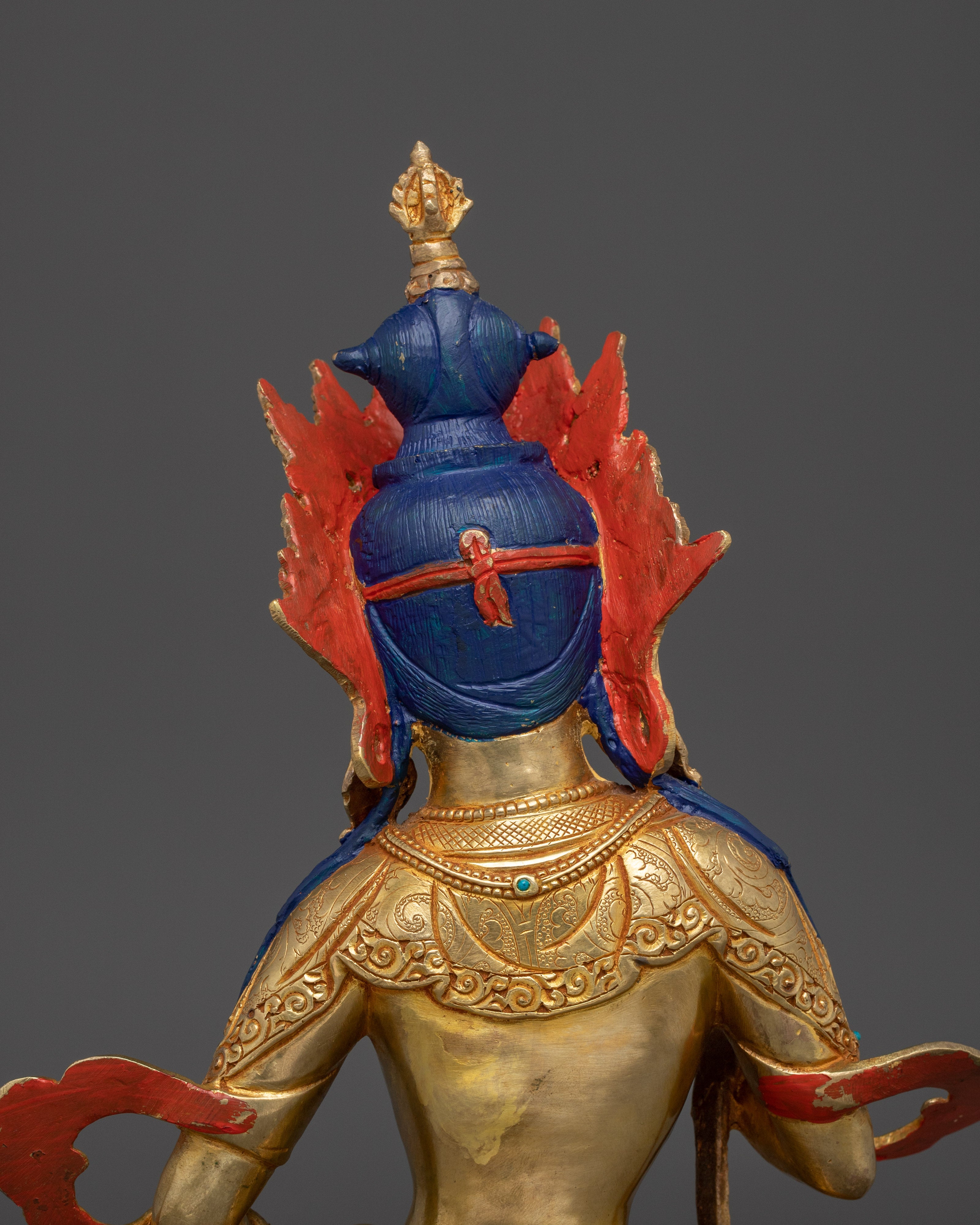 Golden Dorje Sempa Statue | Vajrasattva - Embodiment of Purity