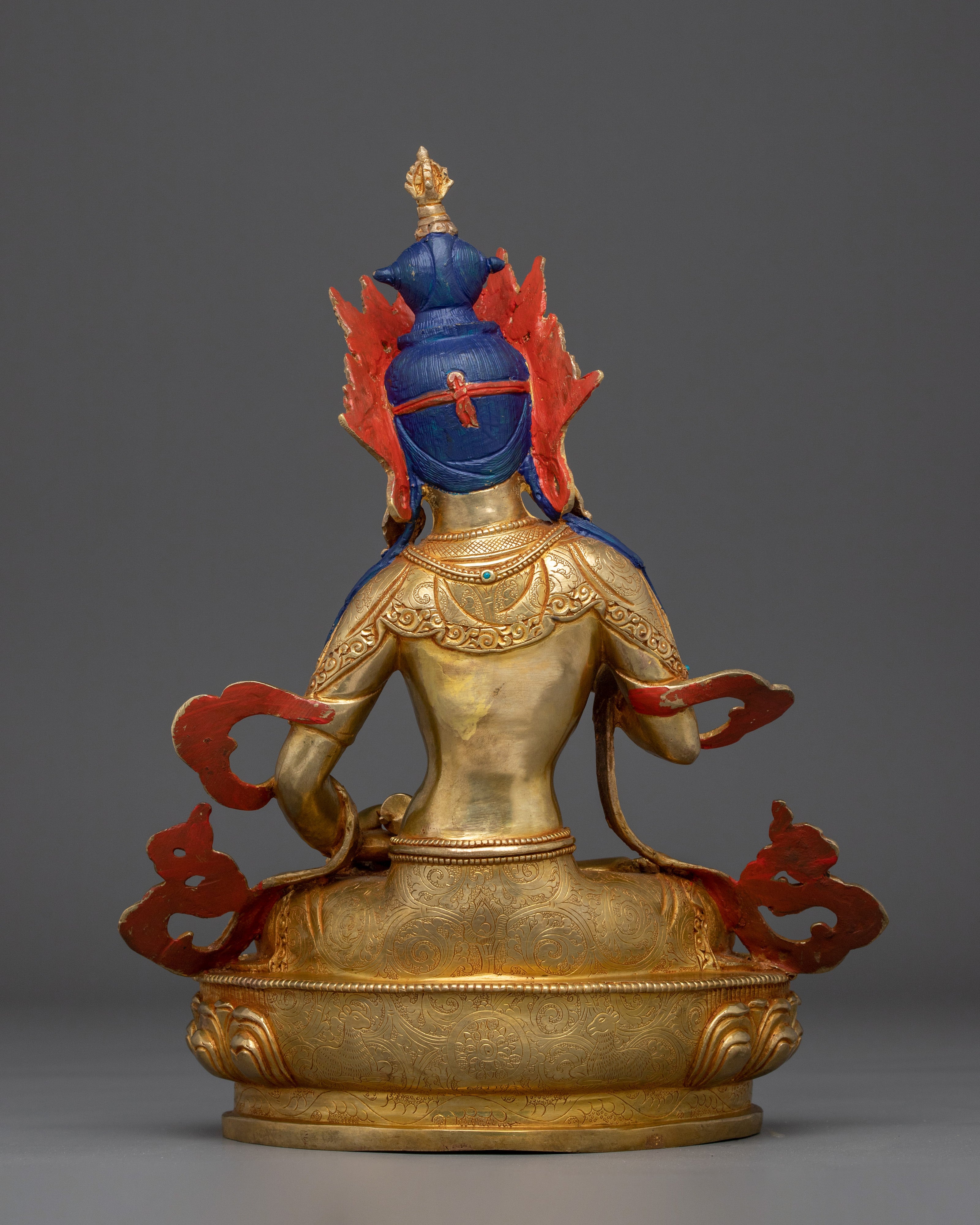 Golden Dorje Sempa Statue | Vajrasattva - Embodiment of Purity