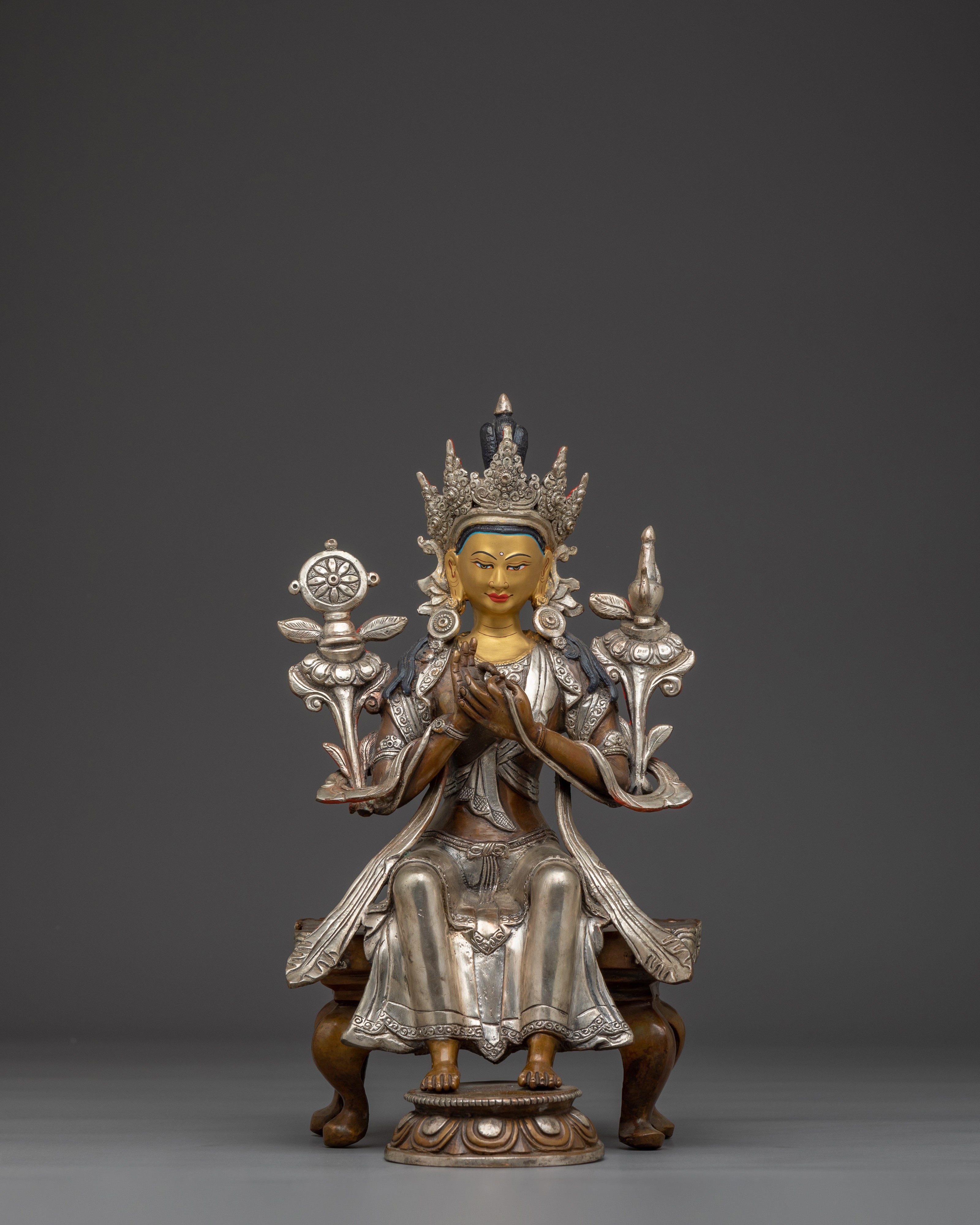 Maitreya Copper Statue | Symbol of Future Enlightenment