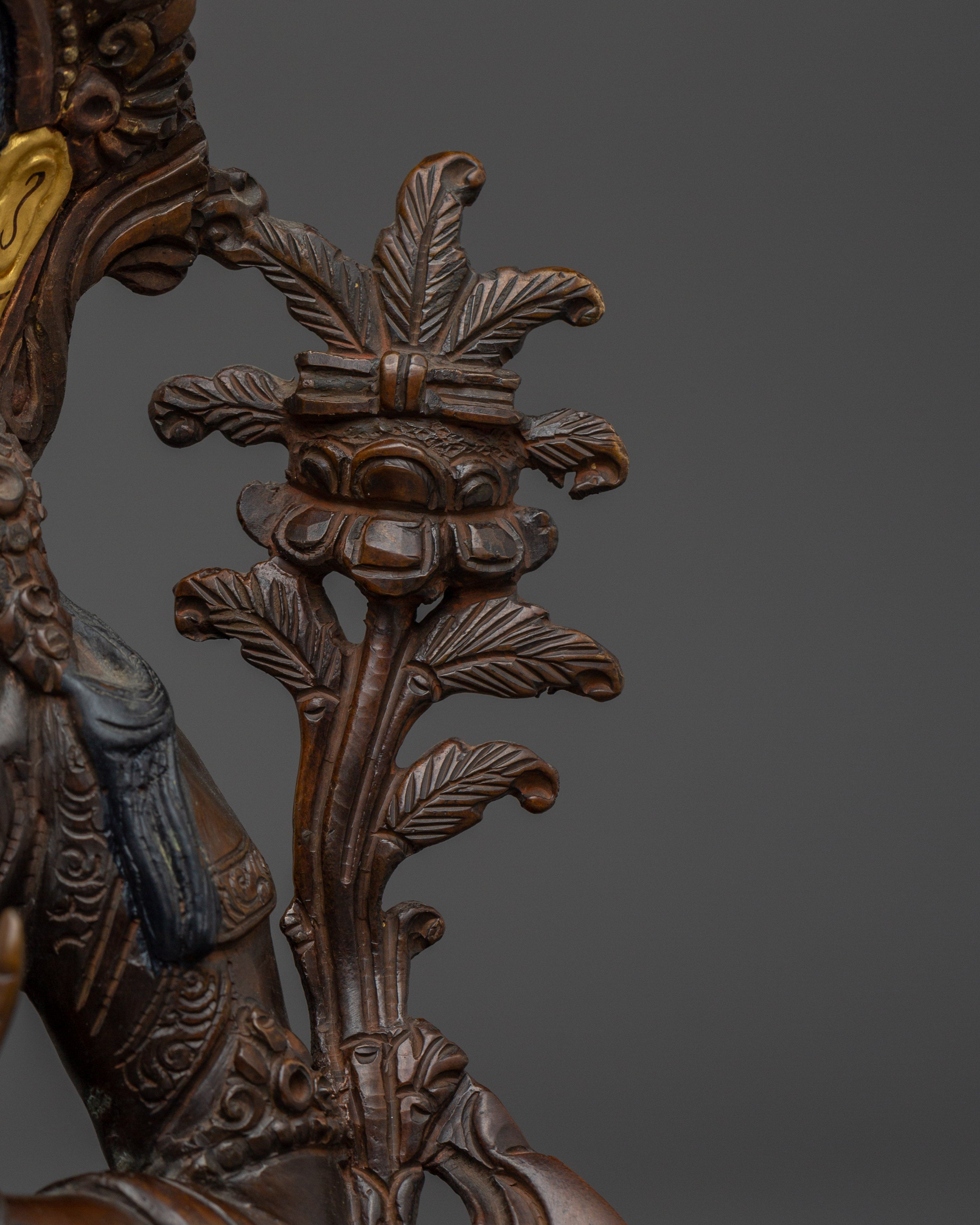 Religious Statue of Manjushri | Sculpture with Flaming Sword